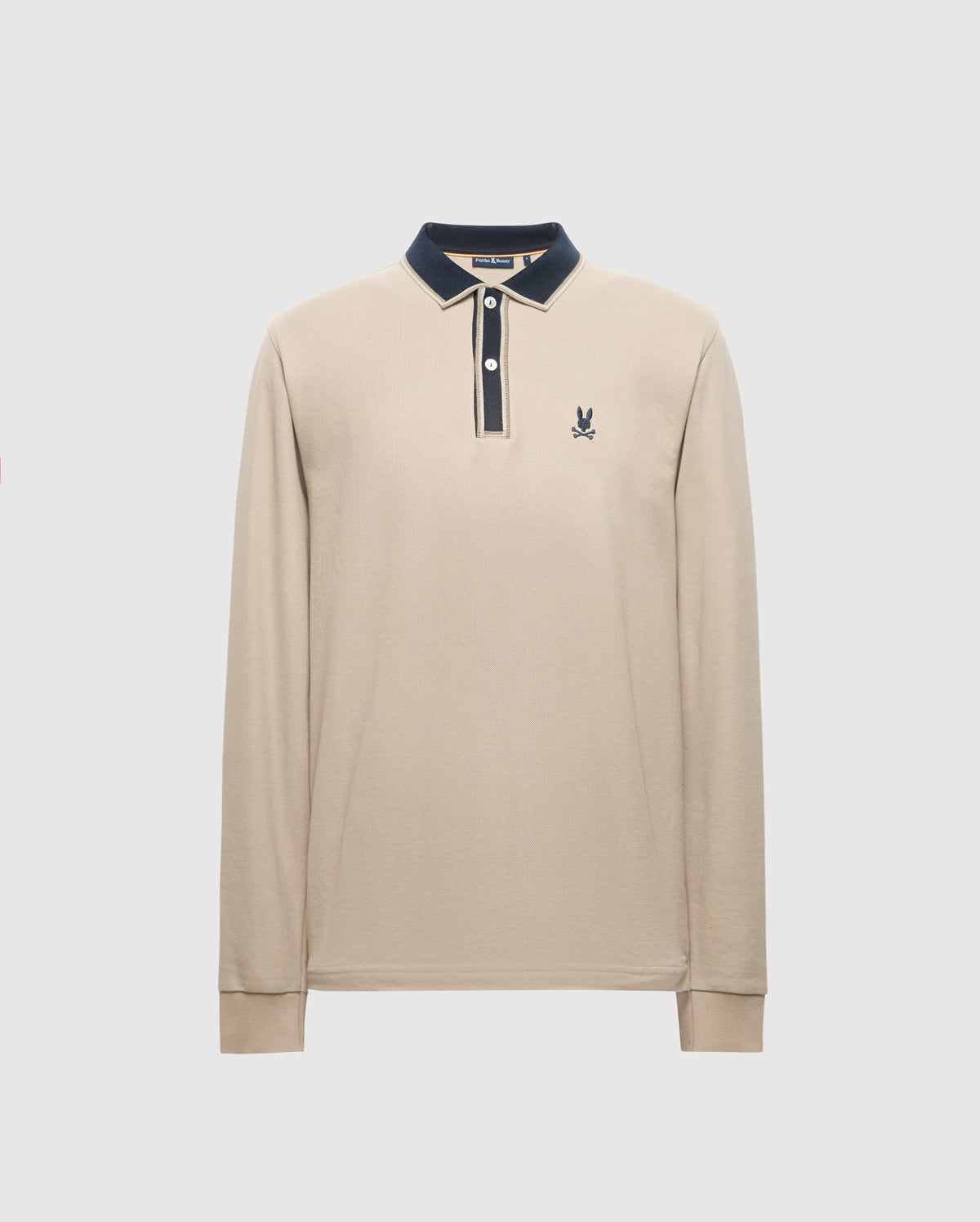 Mens kent long sleeve pique polo