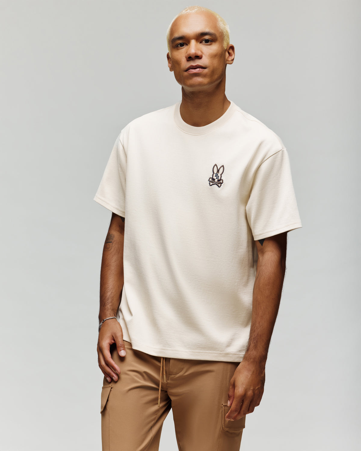 Mens wade oversized fit chest tee