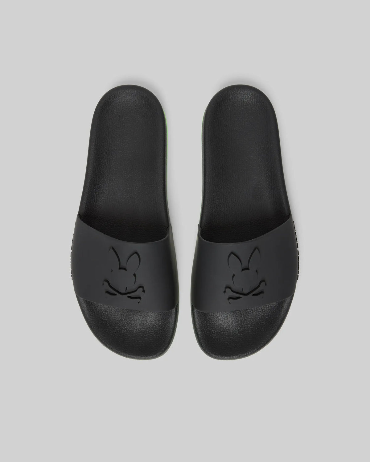 Mens contrast sole slides