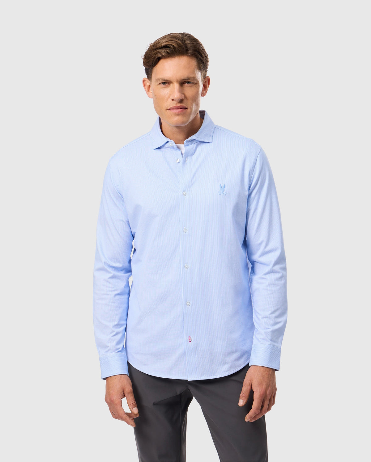 Mens brook striped jersey shirt
