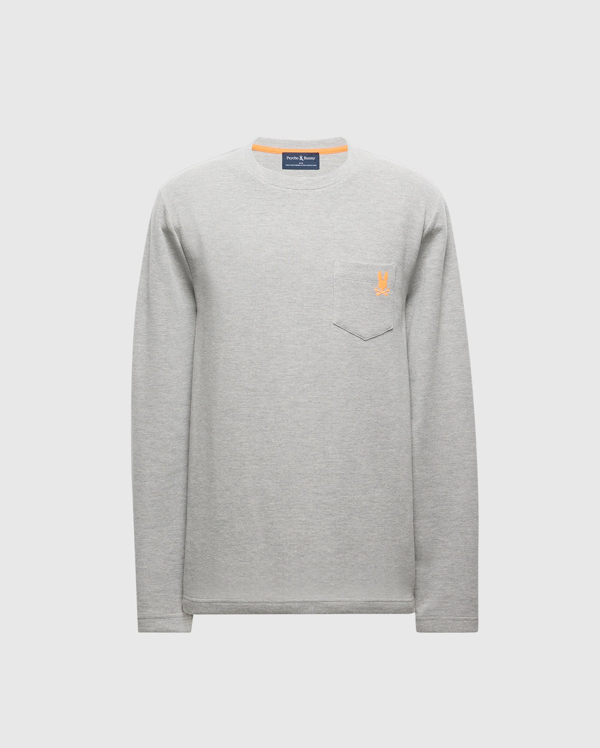 Mens val waffle lounge long sleeve tee