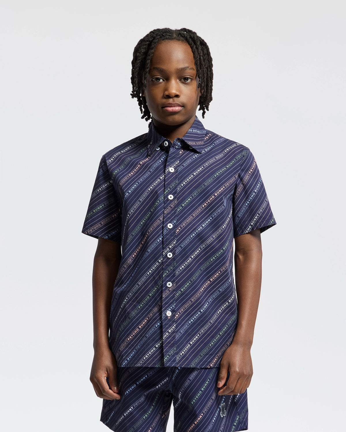 Kids renmark stretch poplin woven shirt