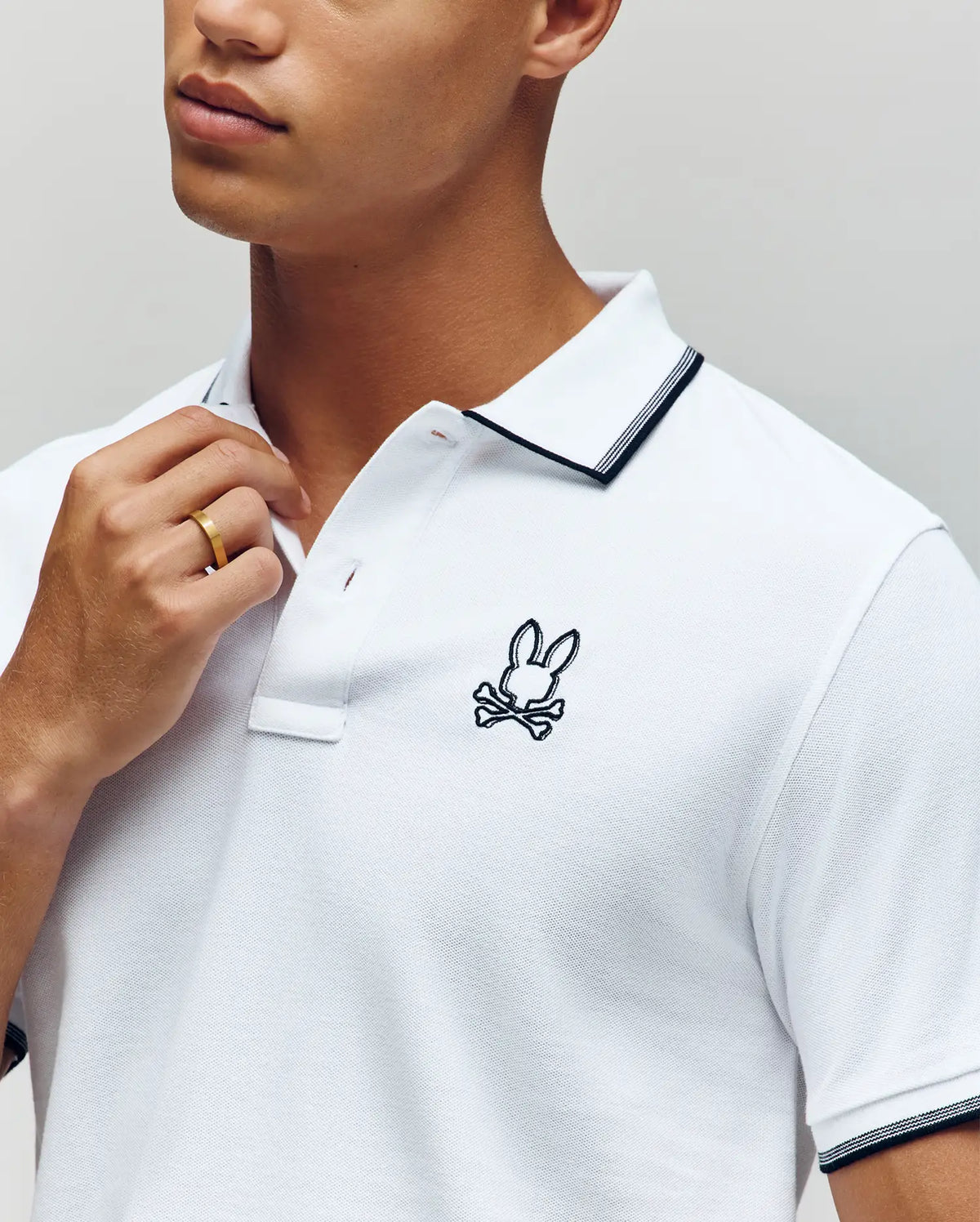 Mens jude pique polo