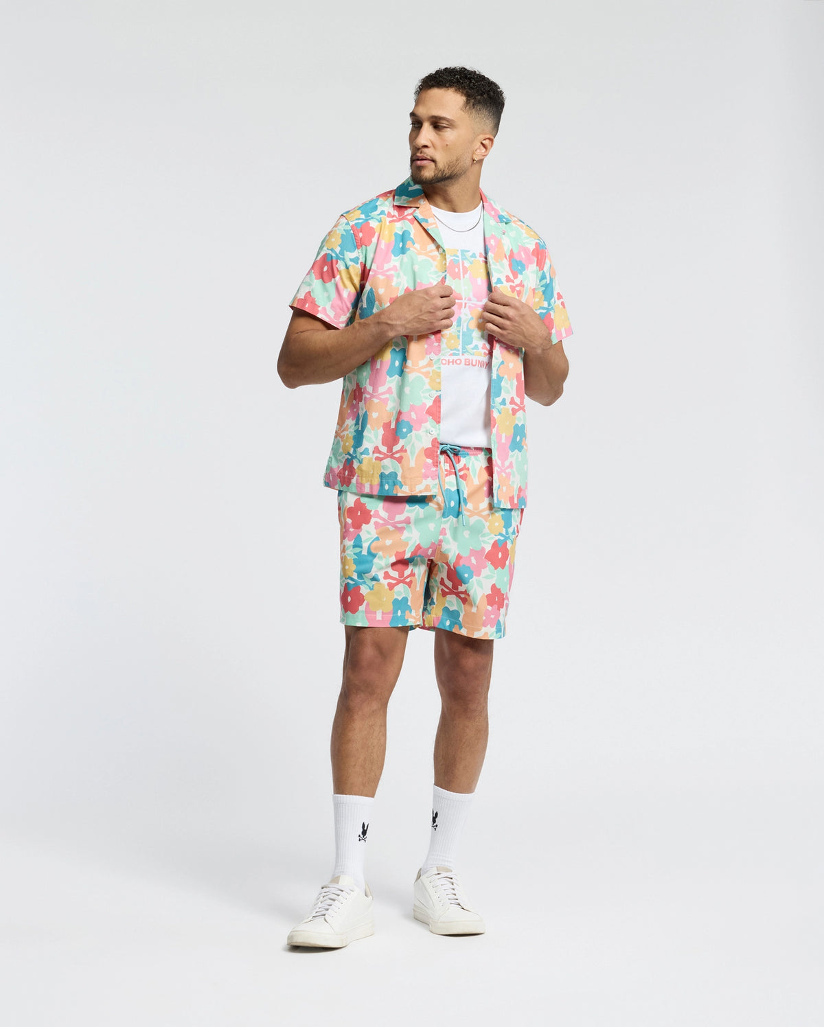 Mens meylon stretch poplin shirt