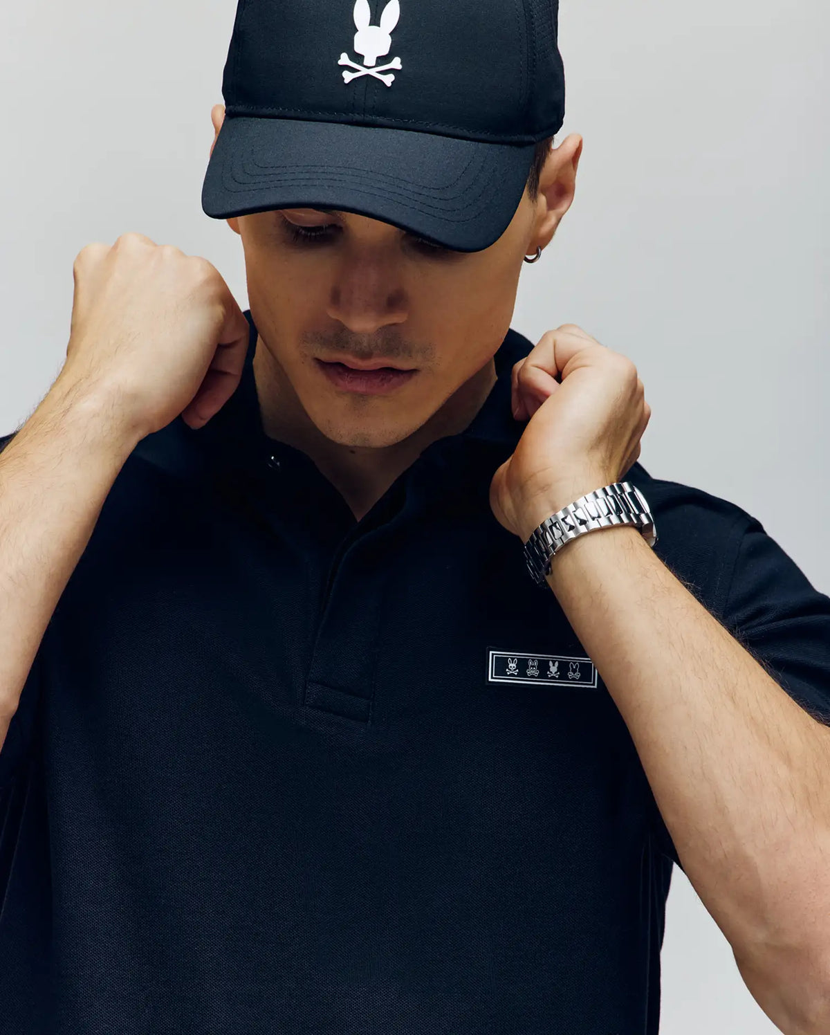 Mens axton pique polo