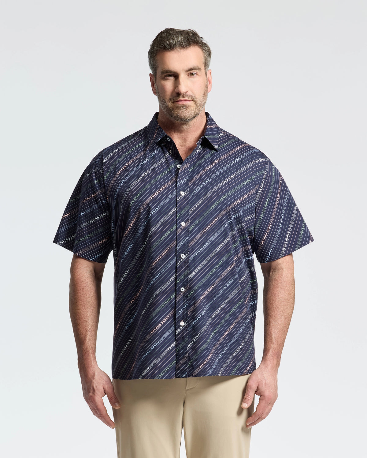 Mens big and tall renmark stretch poplin woven shirt