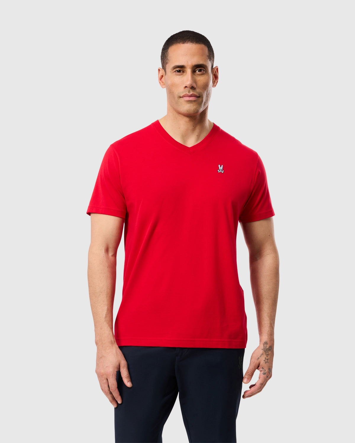 Mens classic v neck tee