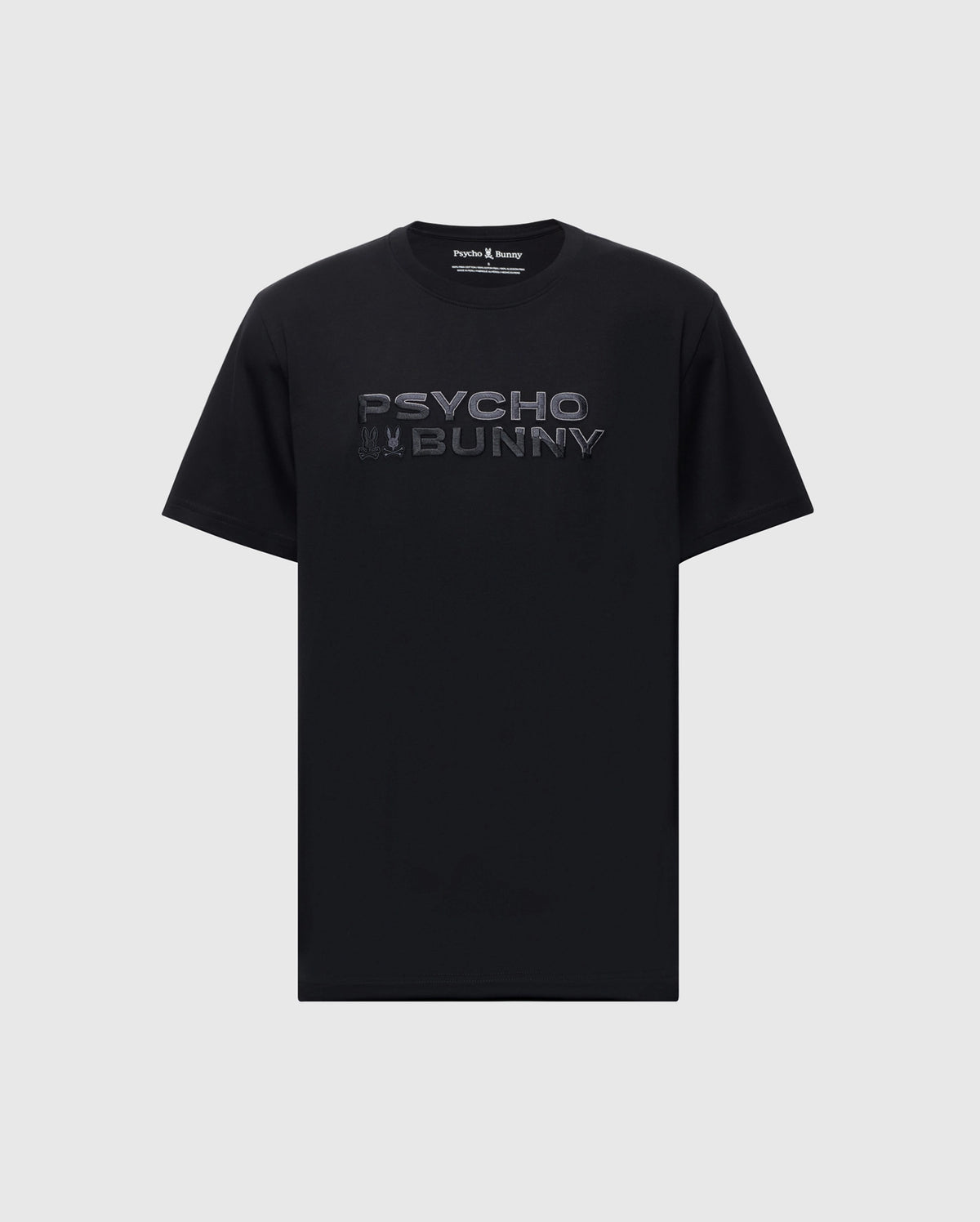Mens big and tall berni embroidered wordmark graphic tee