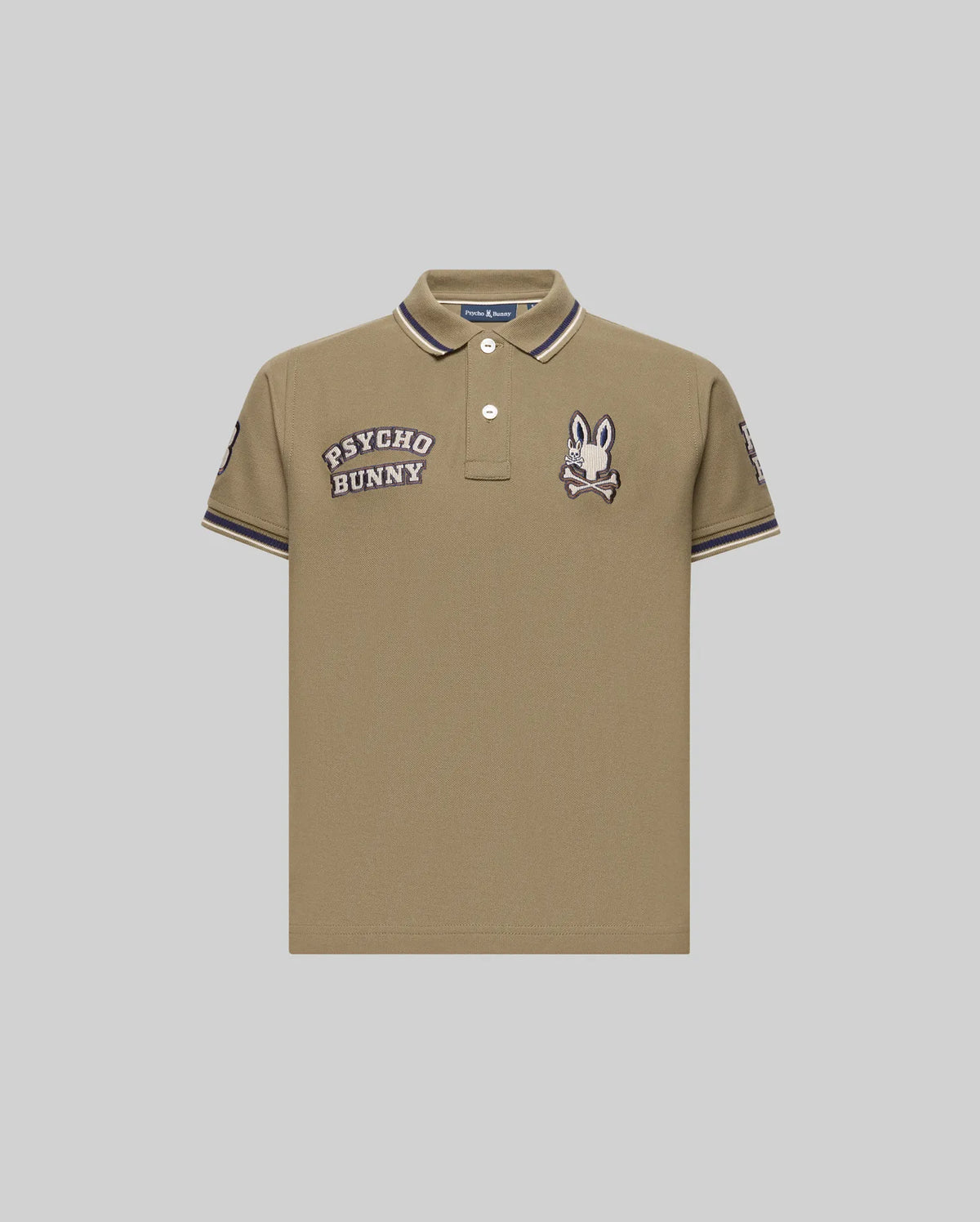 Kids wade patch pique polo shirt