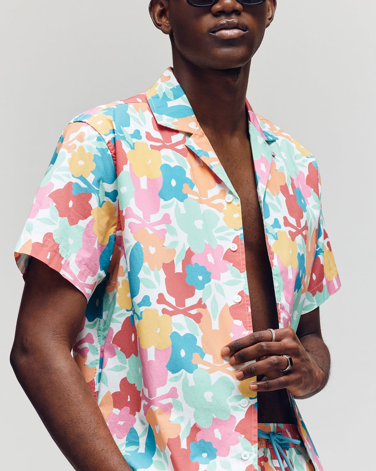 Mens meylon stretch poplin shirt