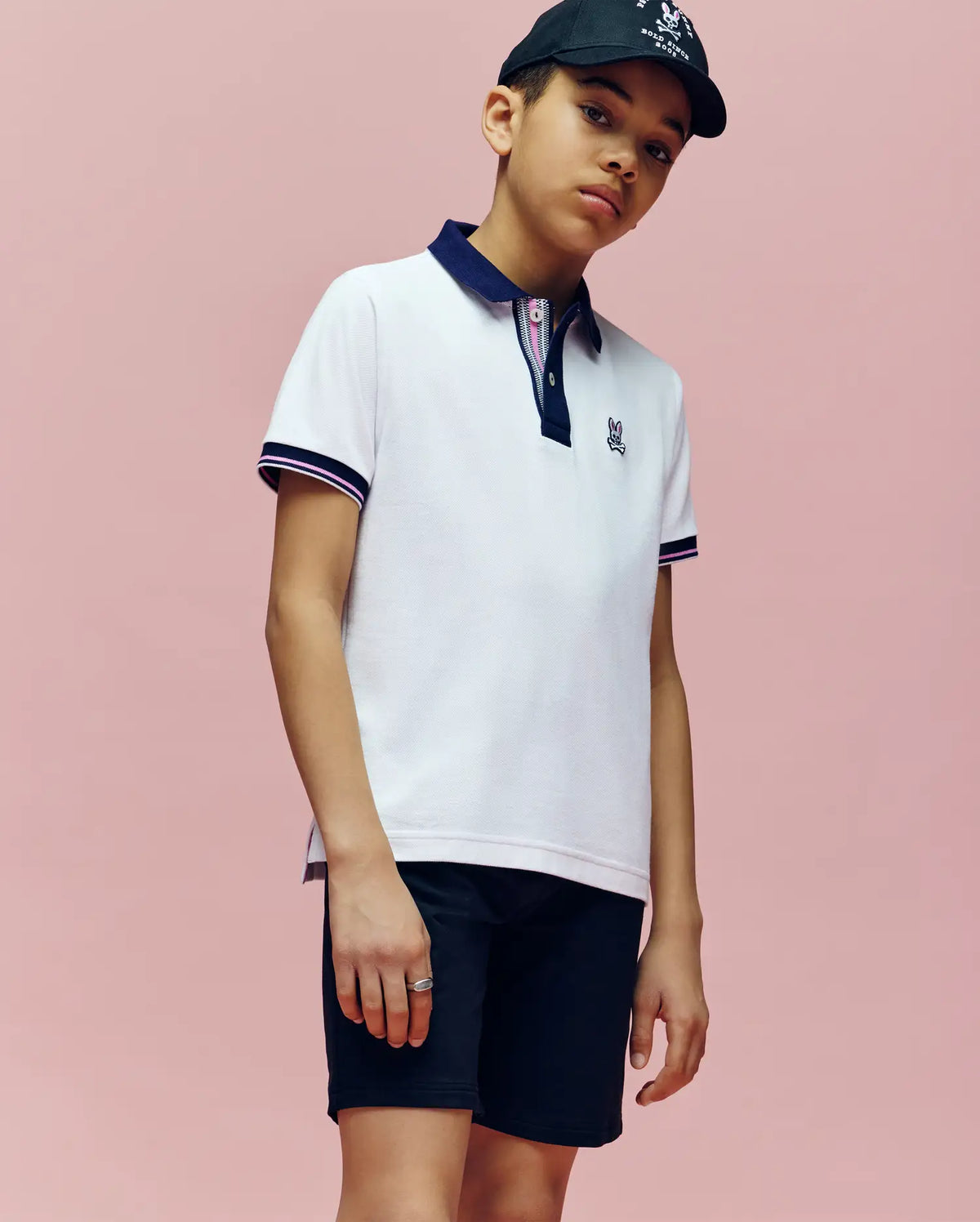 Kids archive classic bunny pique polo