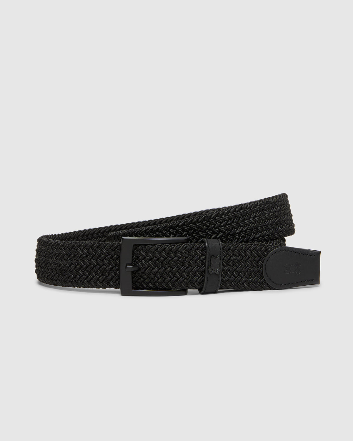 Mens stretch braided belt