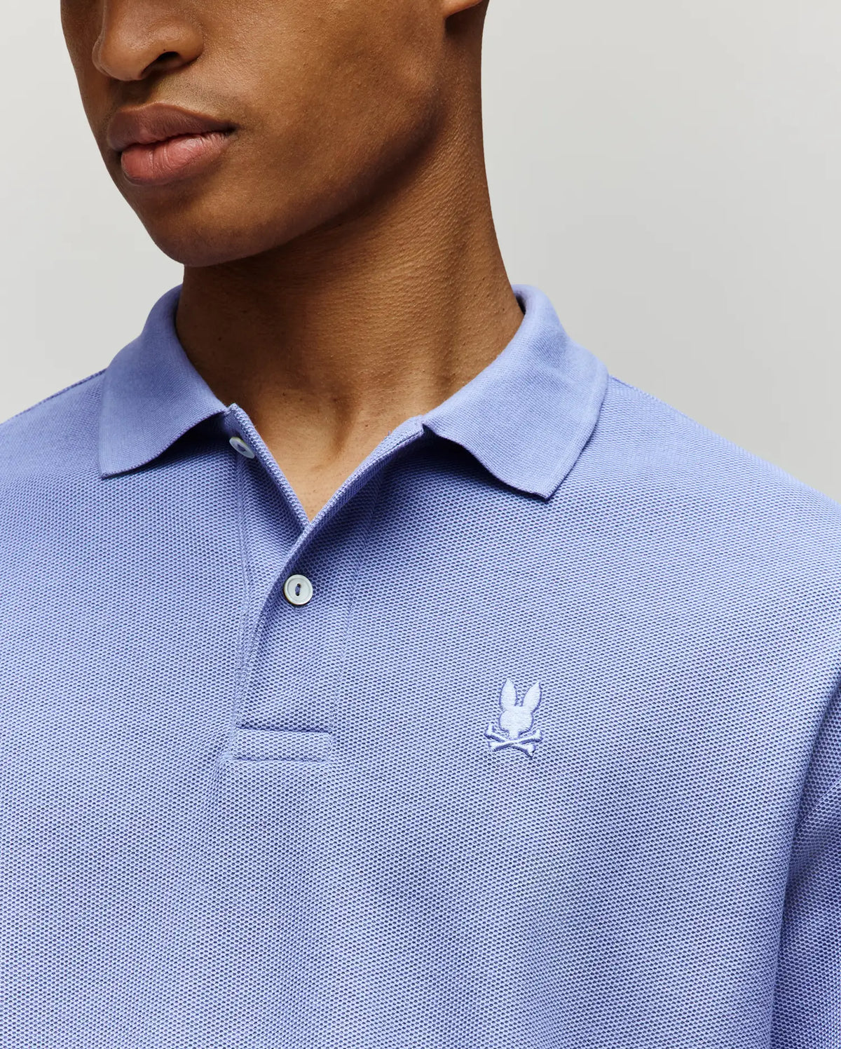 Mens benny oversized pique polo shirt