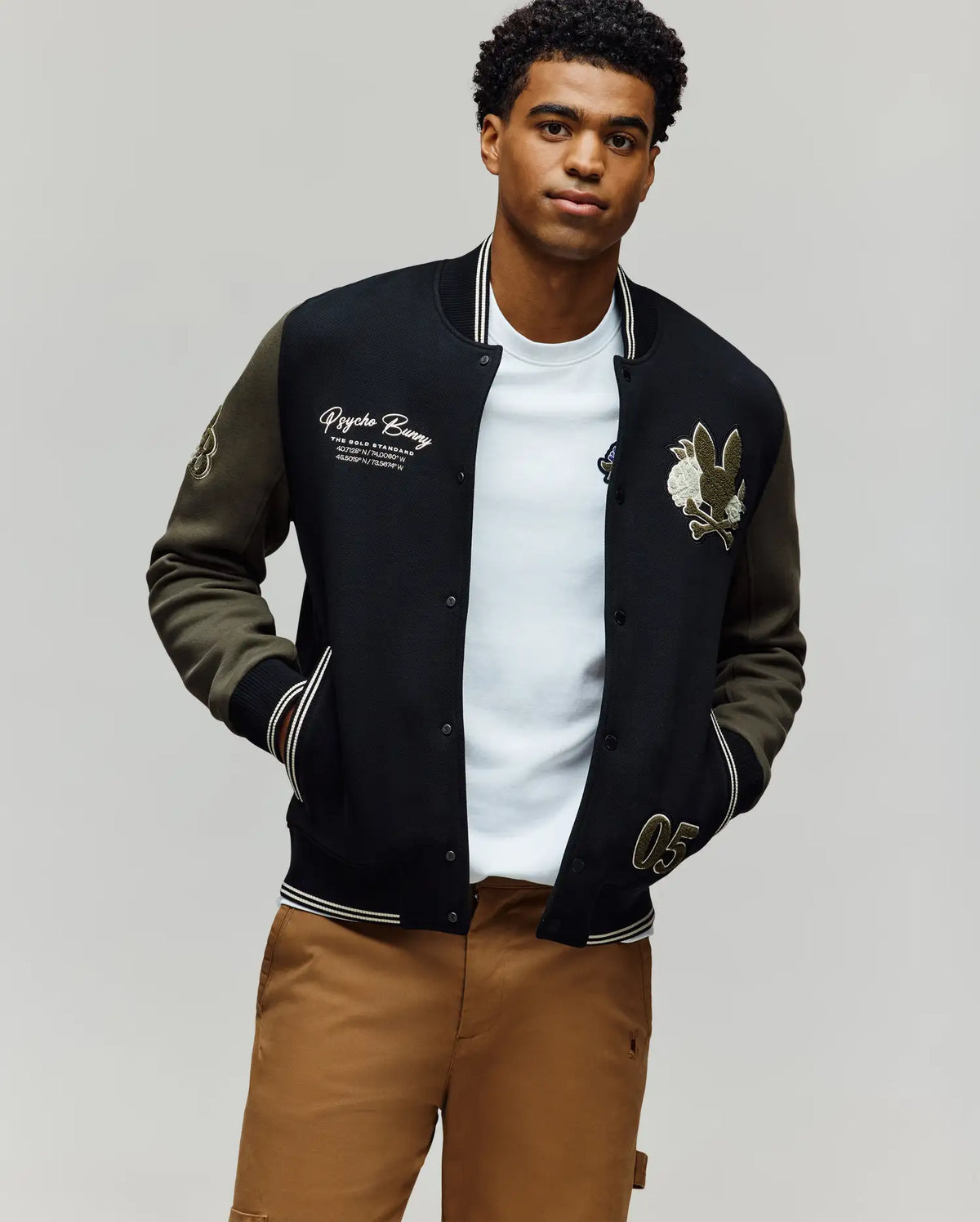 Mens auguste knit bomber