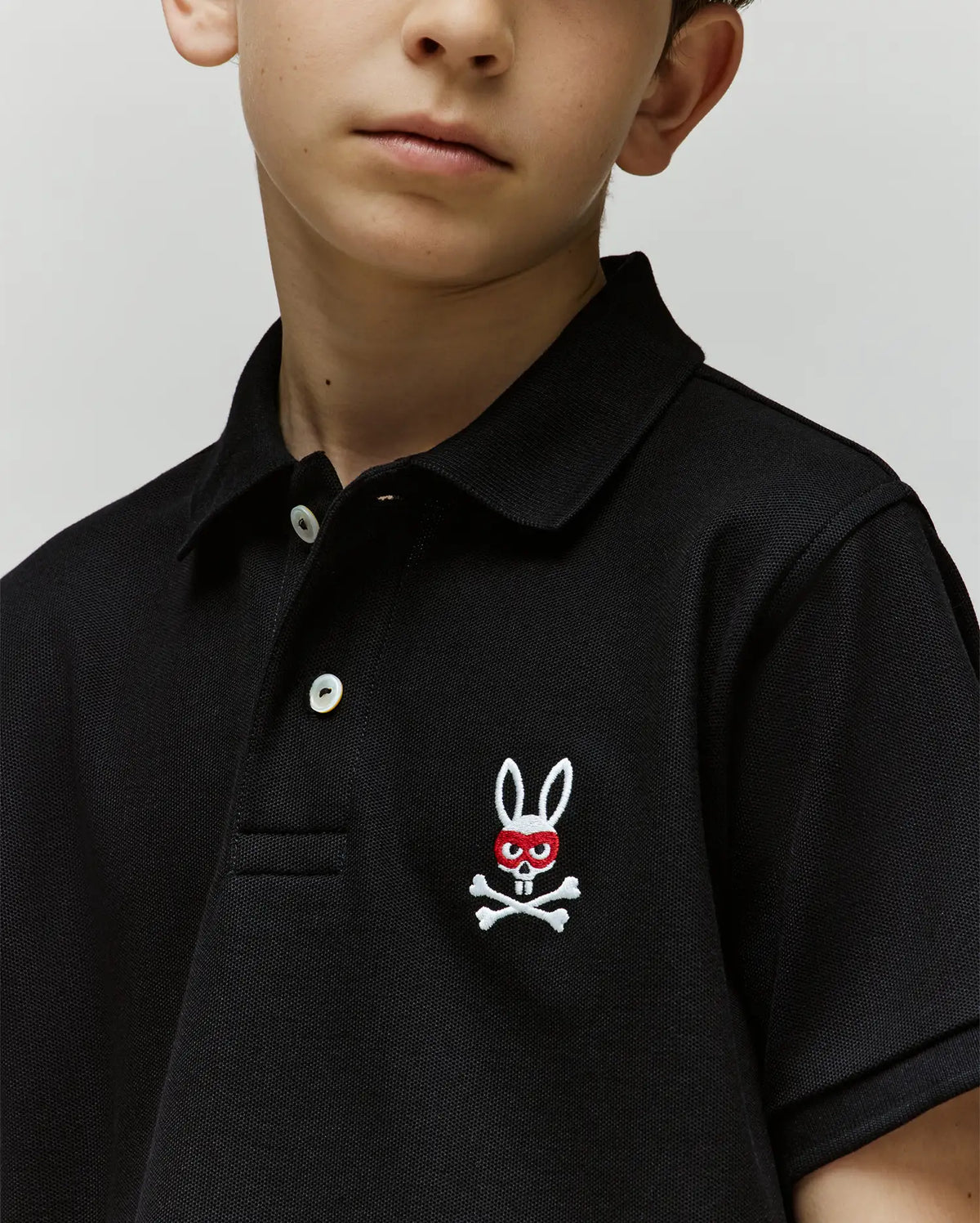 Kids mischief bunny pique polo