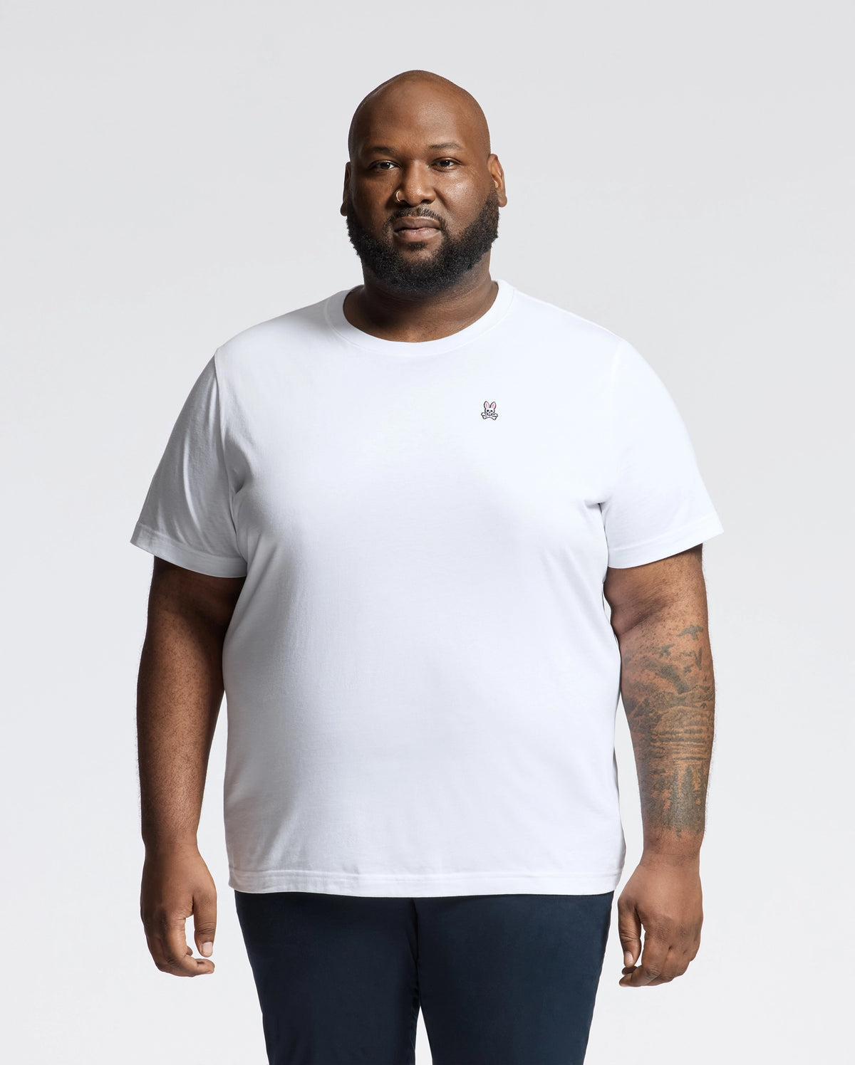 Mens big and tall classic crew neck tee