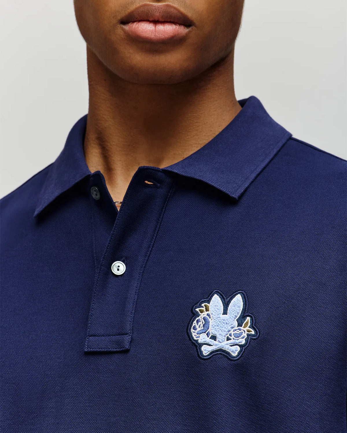 Mens auguste pique polo shirt