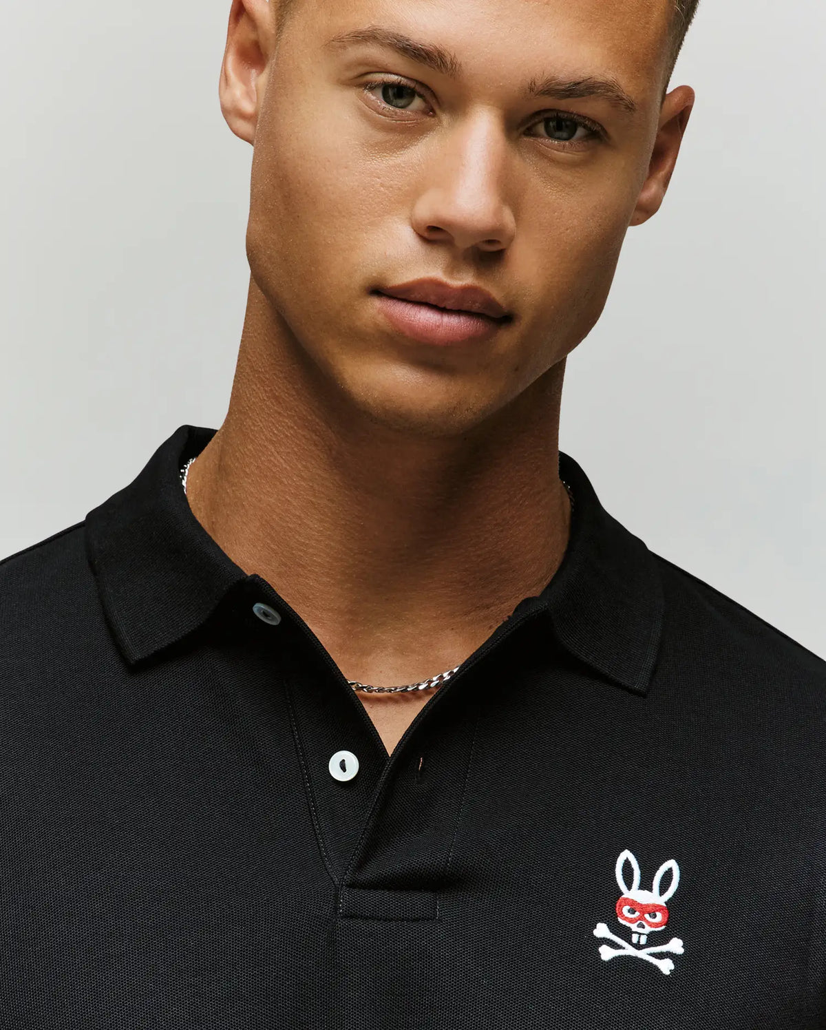 Mens mischief bunny pique polo