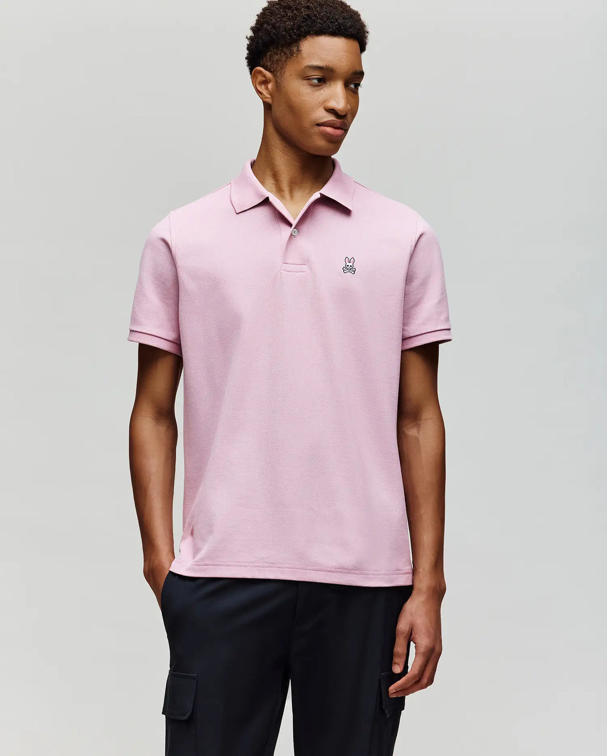 Mens classic pique polo shirt
