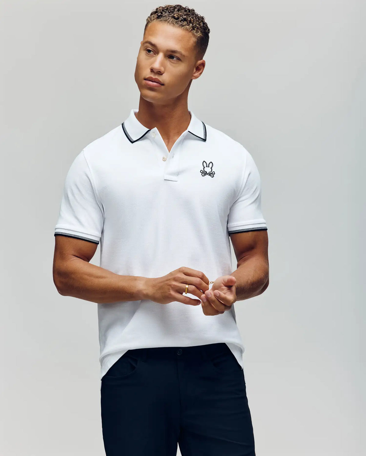 Mens jude pique polo