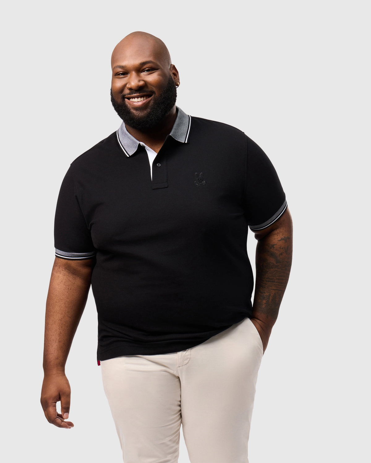 Big and tall malton pique polo shirt