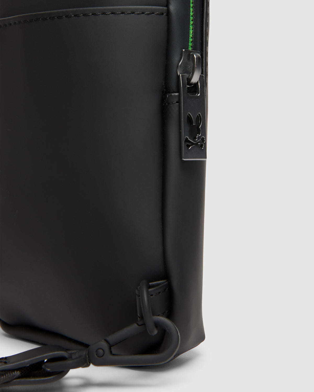 Mens rubberized crossbody