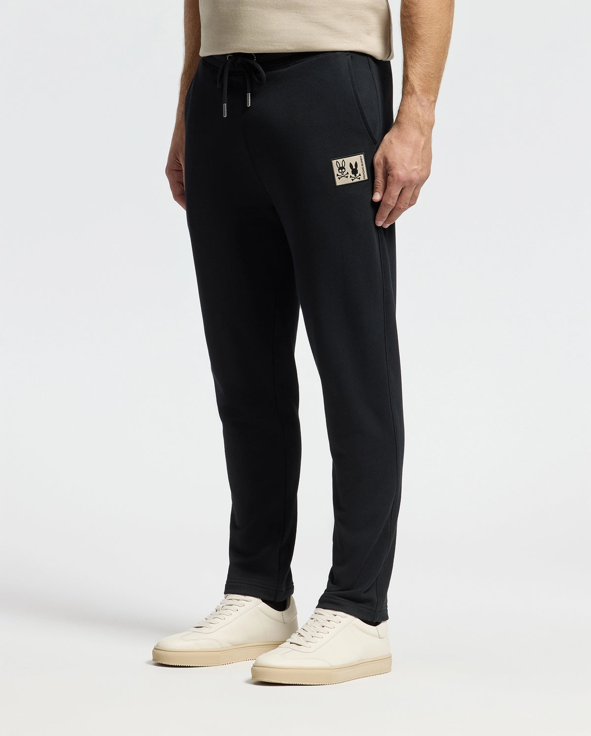 Mens monroe twill patch fleece sweatpant