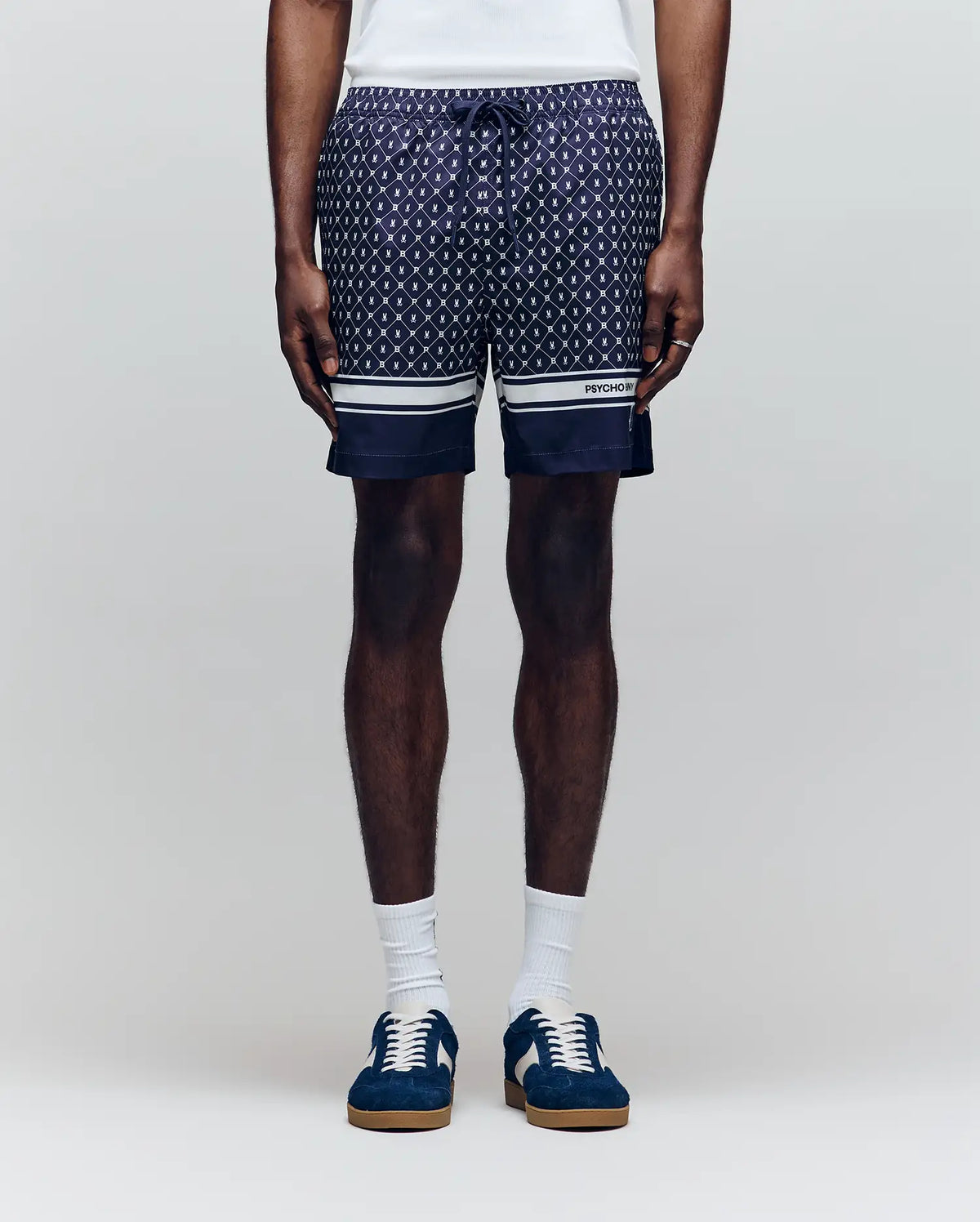 Mens hunter all over print swim trunk