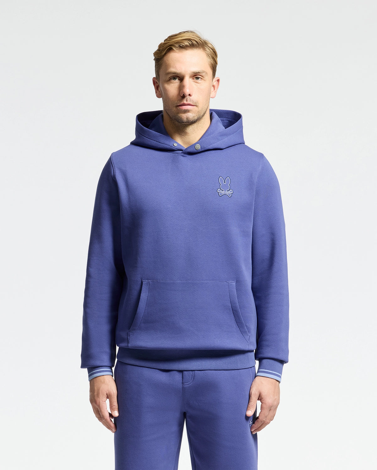 Mens dacano perforated hoodie
