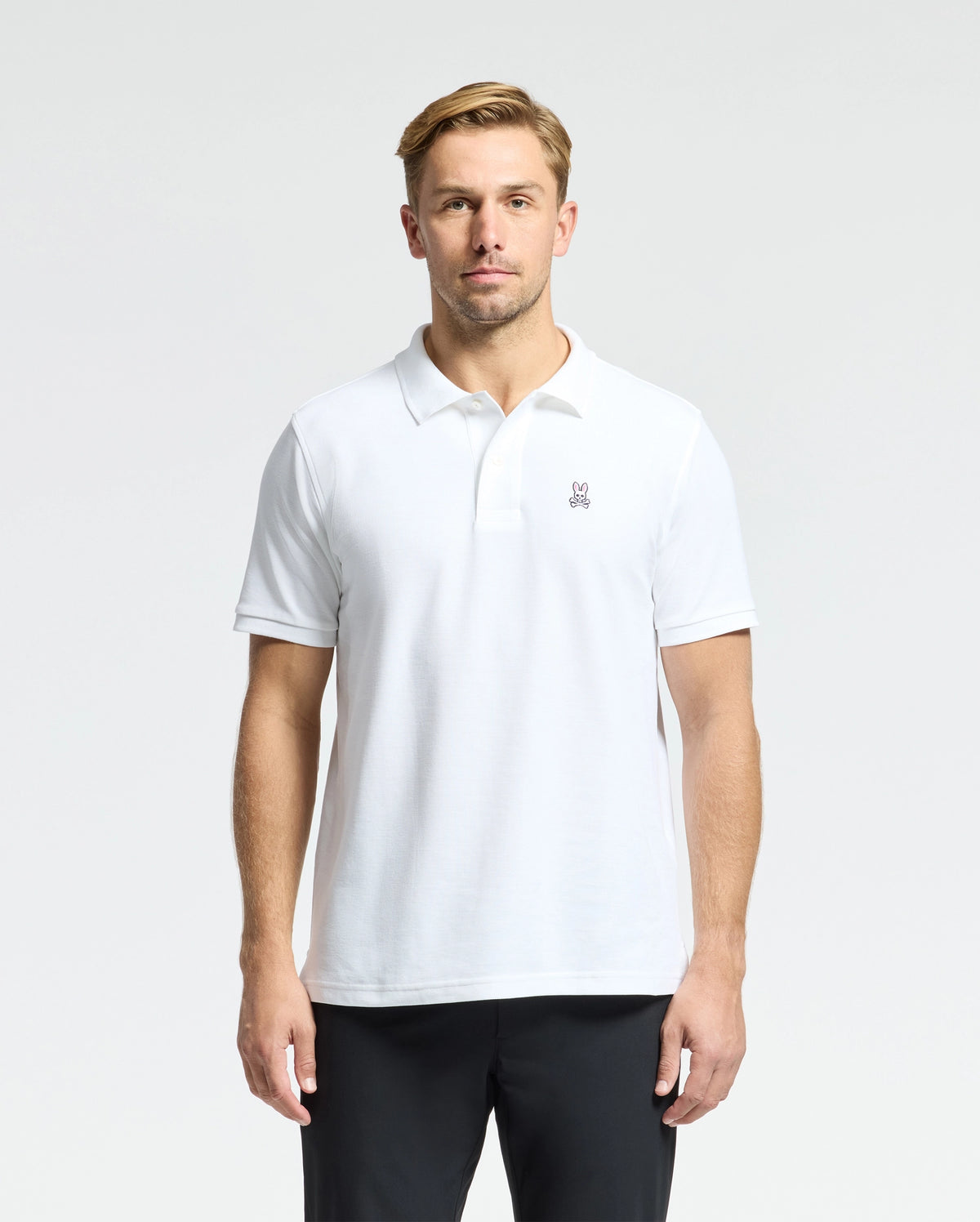 Mens classic pique polo shirt