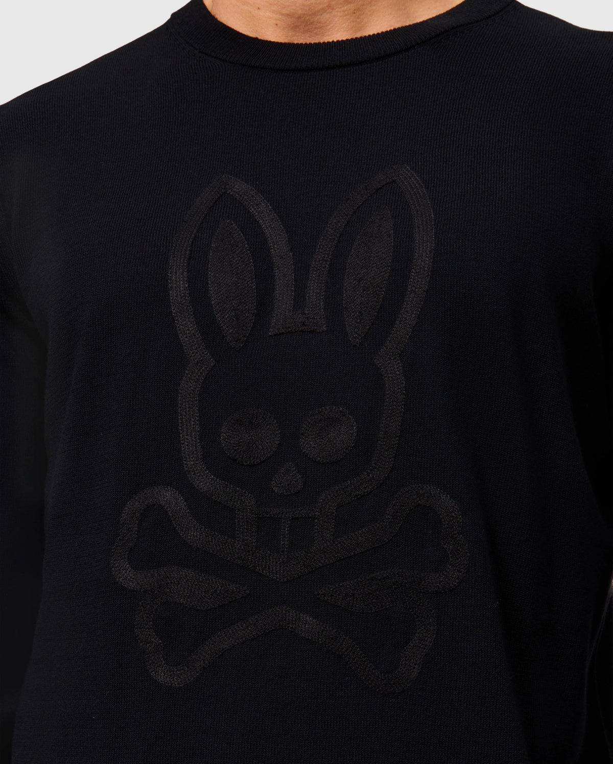 Mens cory chainstitch cotton sweater