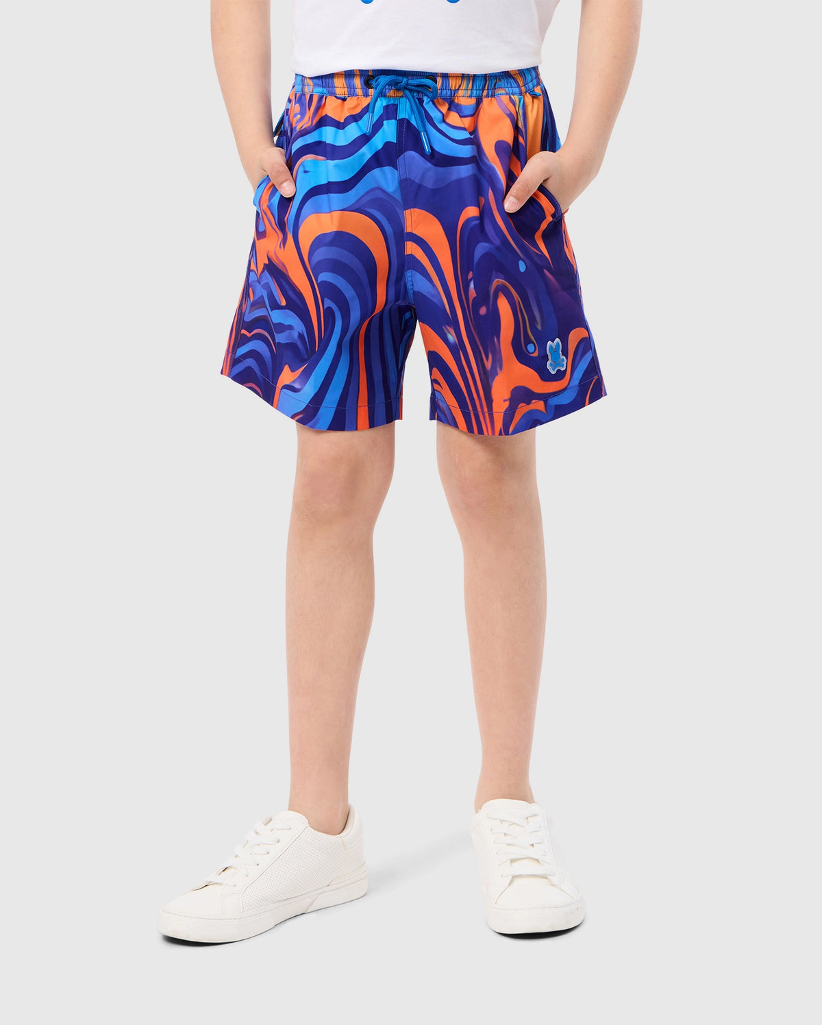 Kids nevada all over print swim trunk