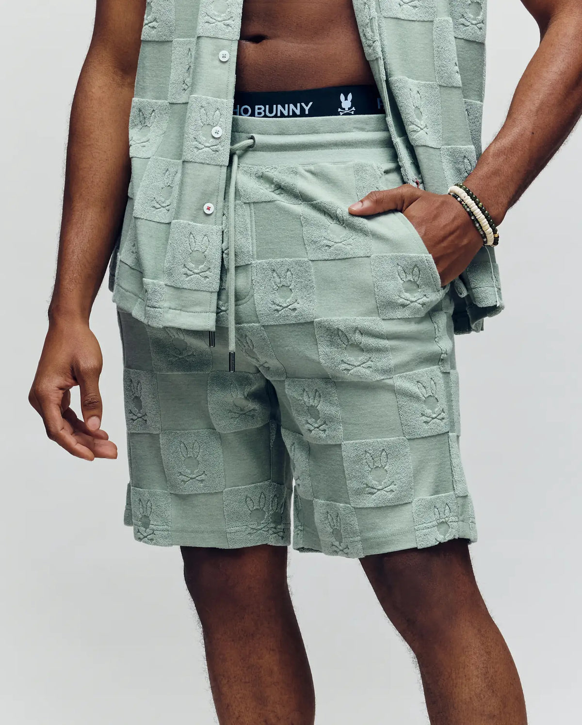 Mens kelvin towel terry sweatshort