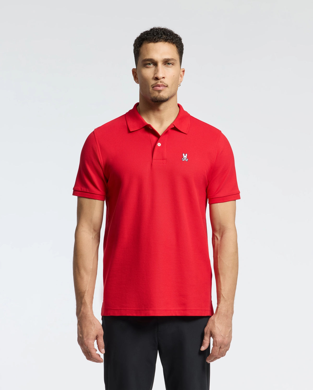 Mens classic pique polo shirt