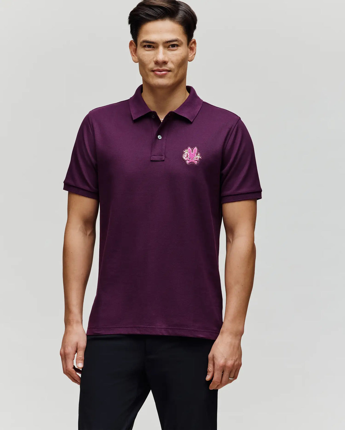 Mens auguste pique polo shirt