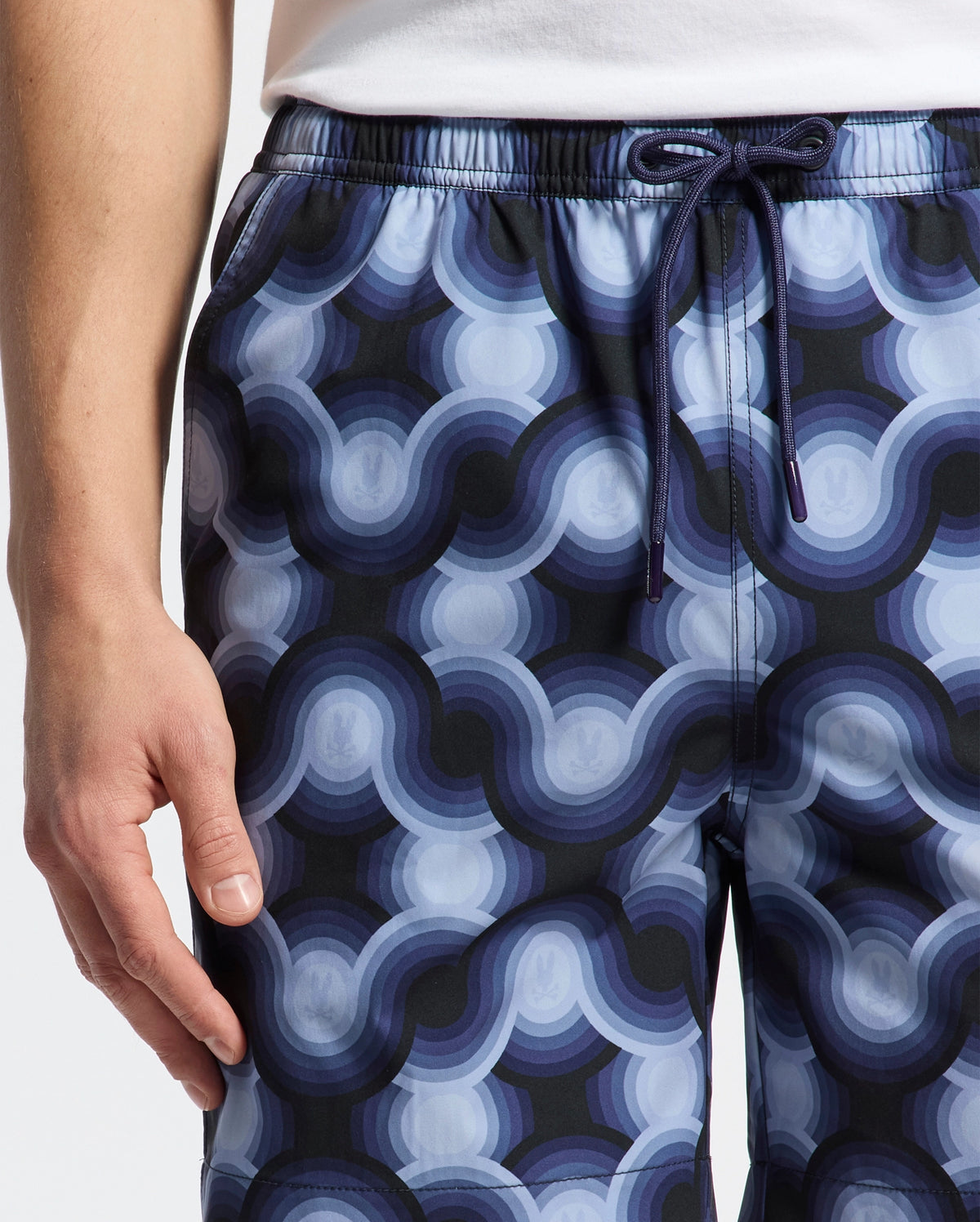 Mens paros printed swim trunk