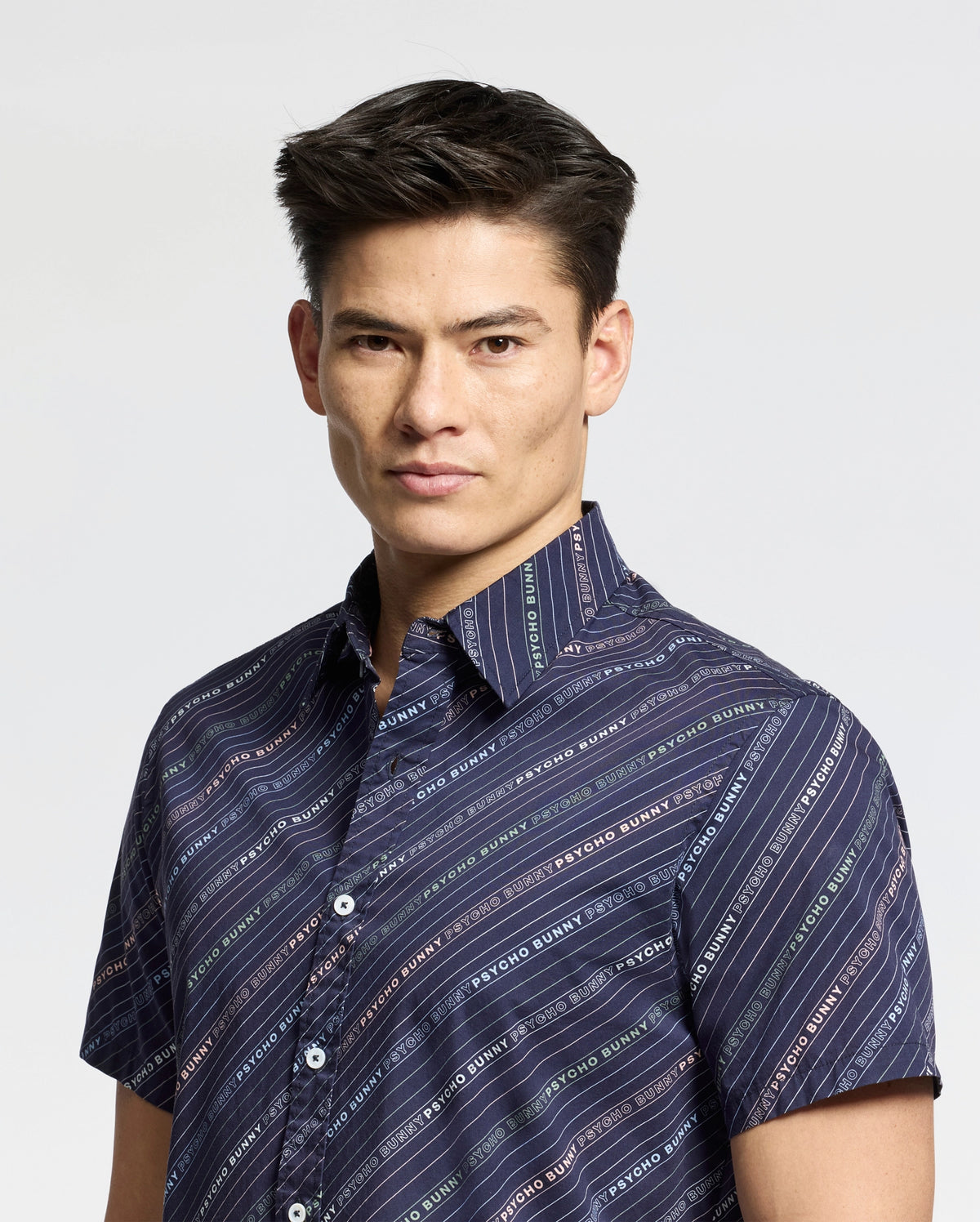 Mens renmark stretch poplin woven shirt
