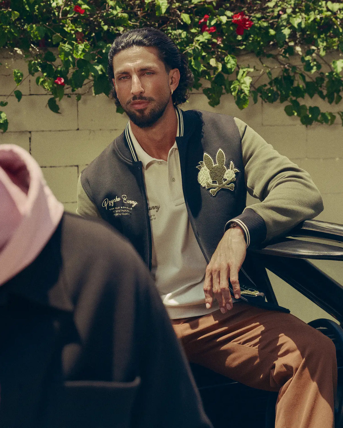 Mens auguste knit bomber