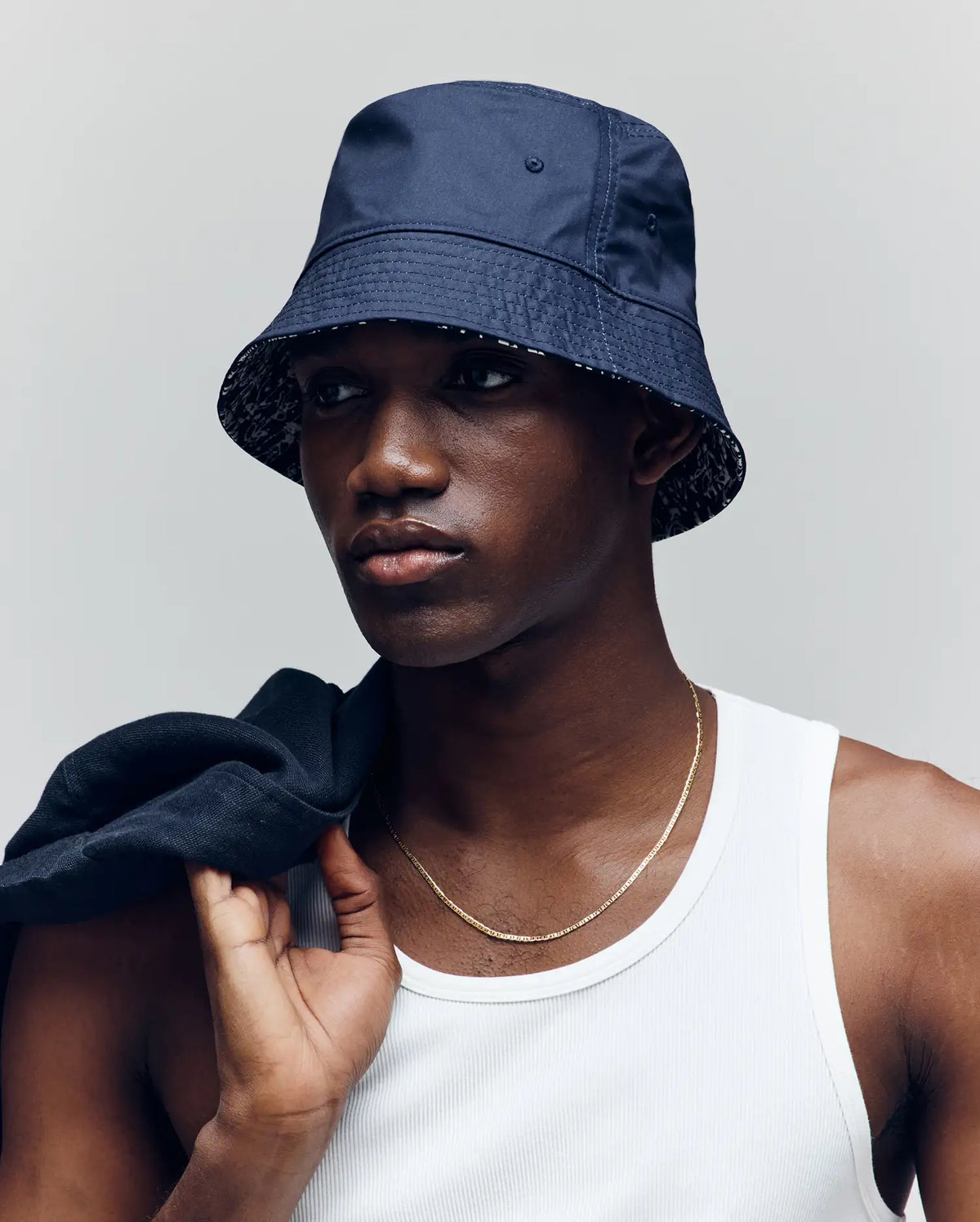 Mens naxos reversible bucket hat