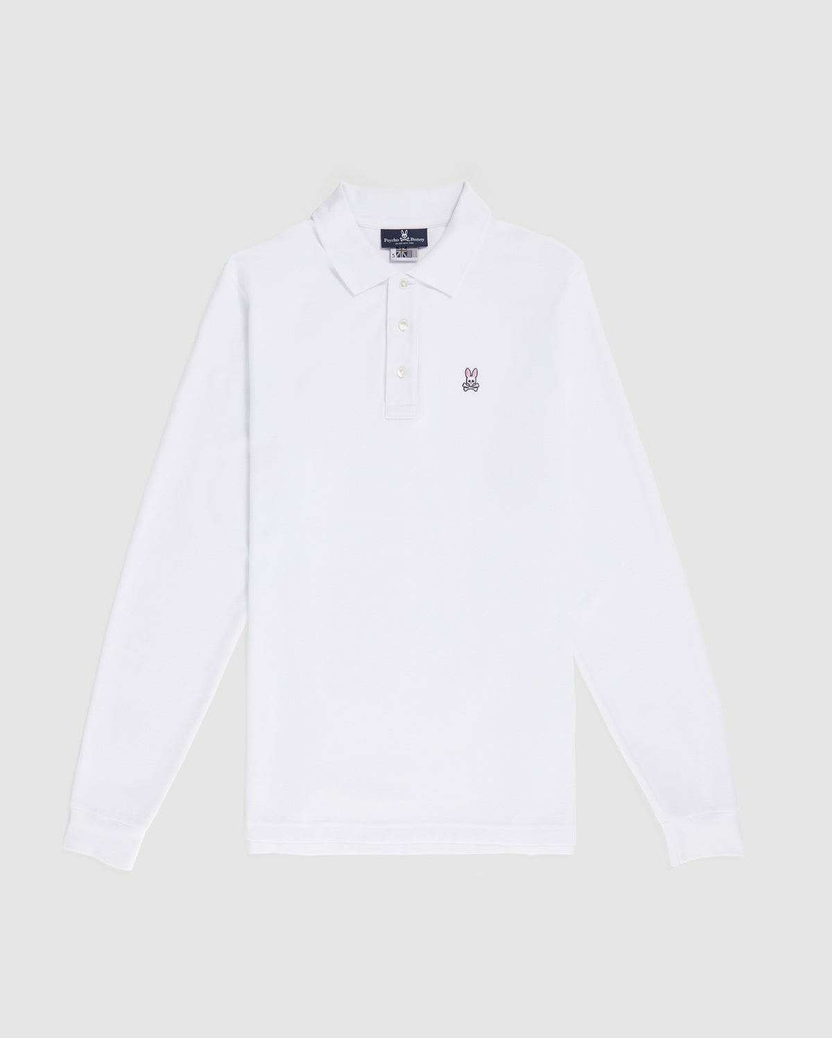 Mens long sleeve classic polo