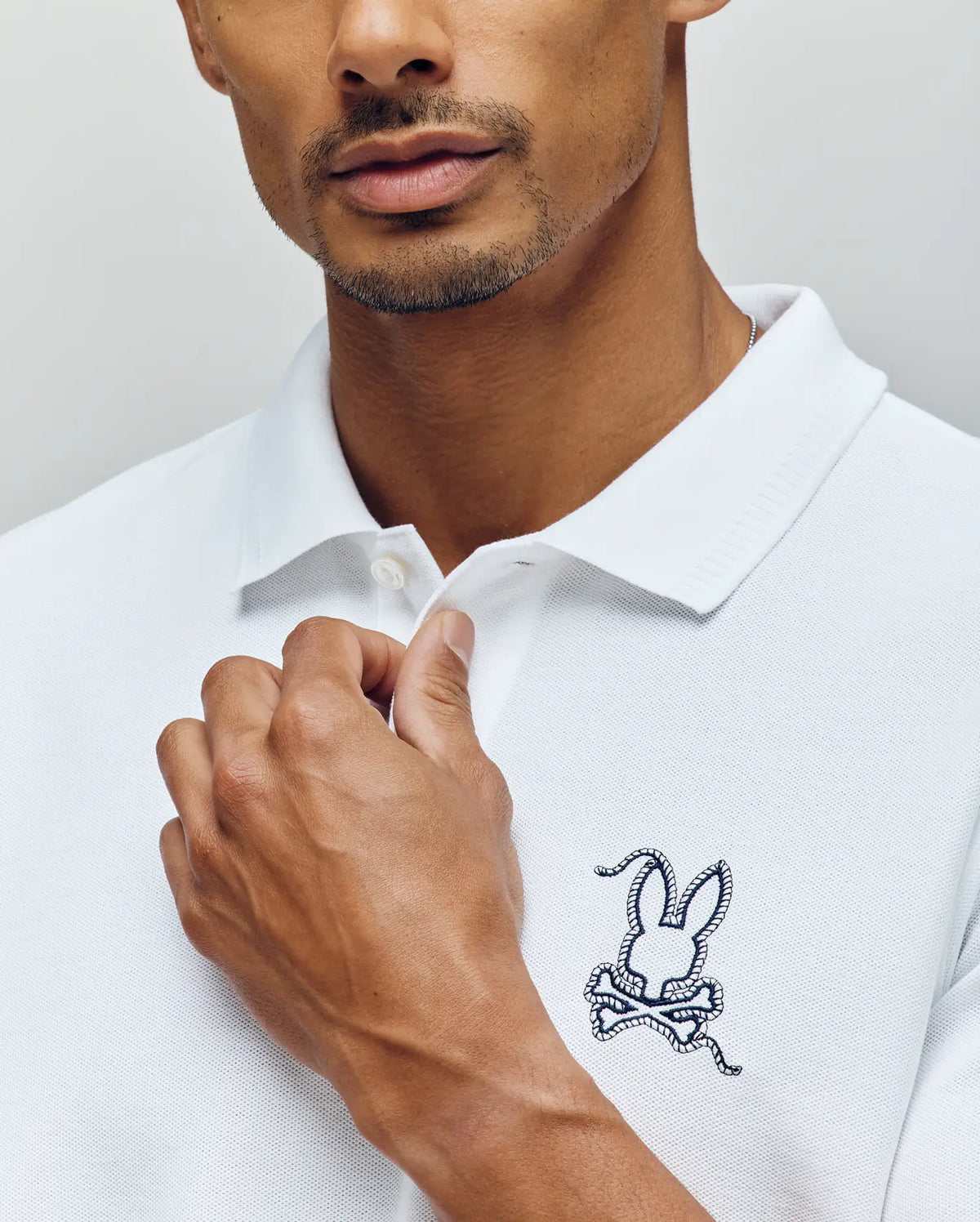 Mens cyrus pique polo