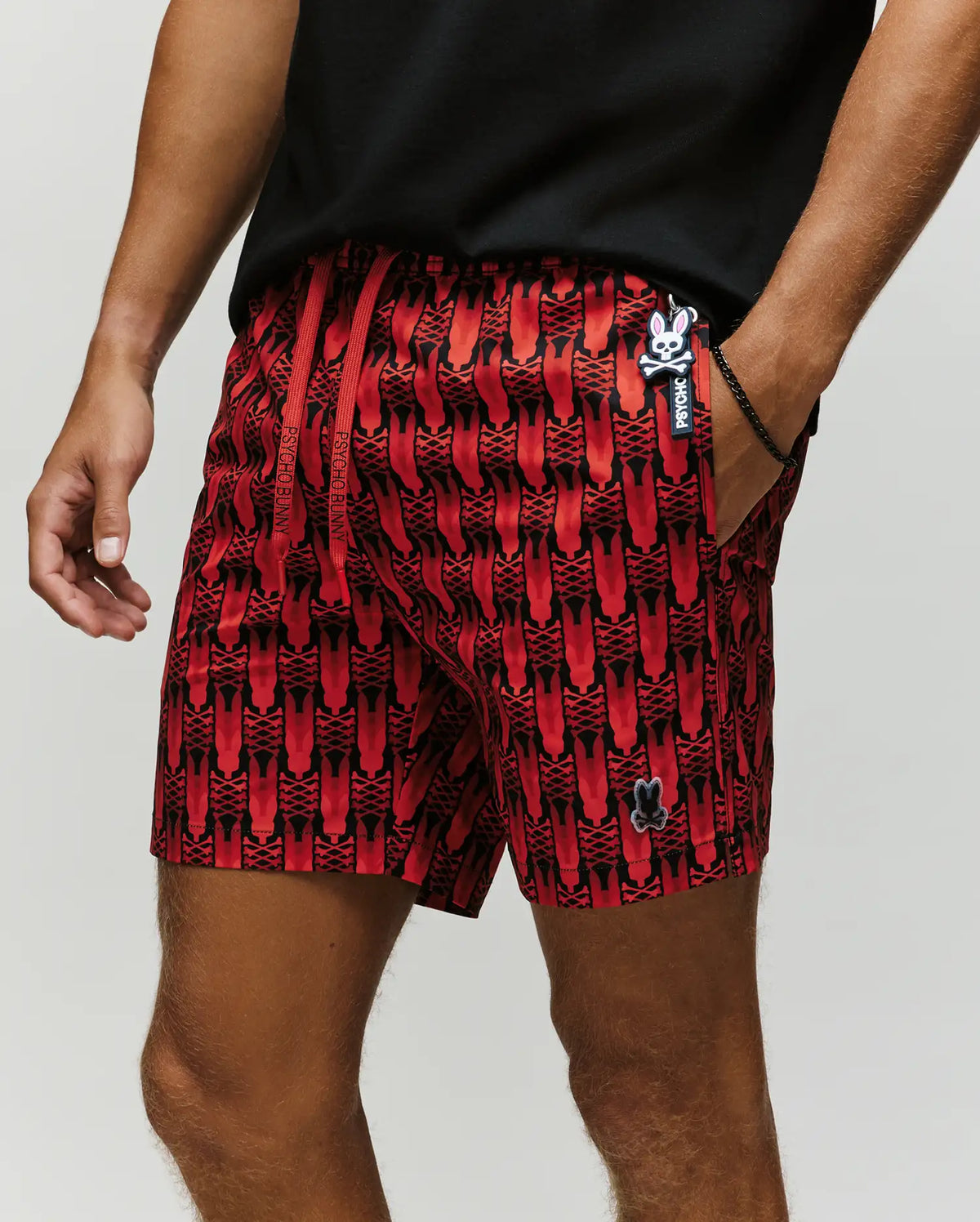 Mens matthew all over print swim trunk