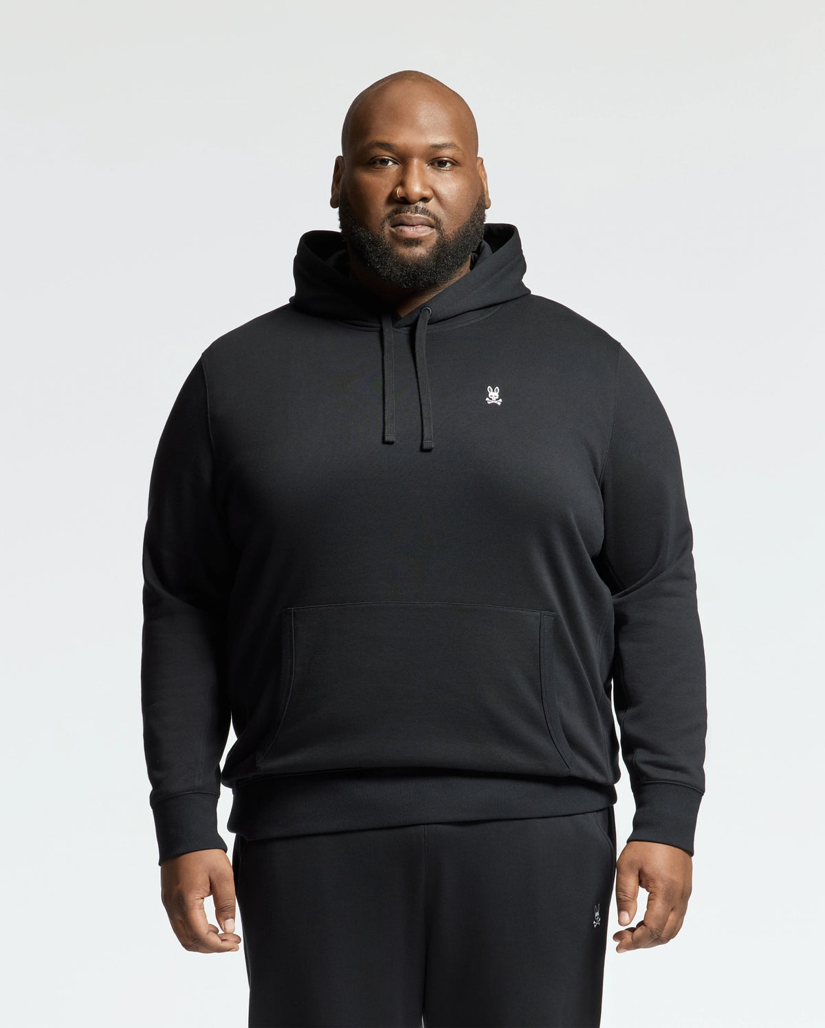Mens big and tall levy essential fleece hoodie