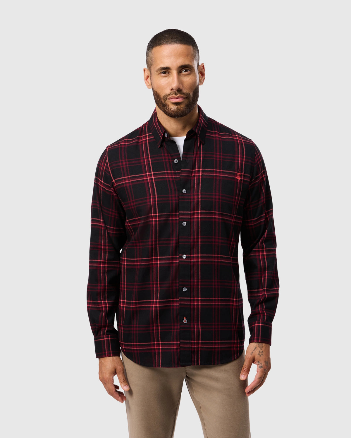 Mens hayes plaid shirt