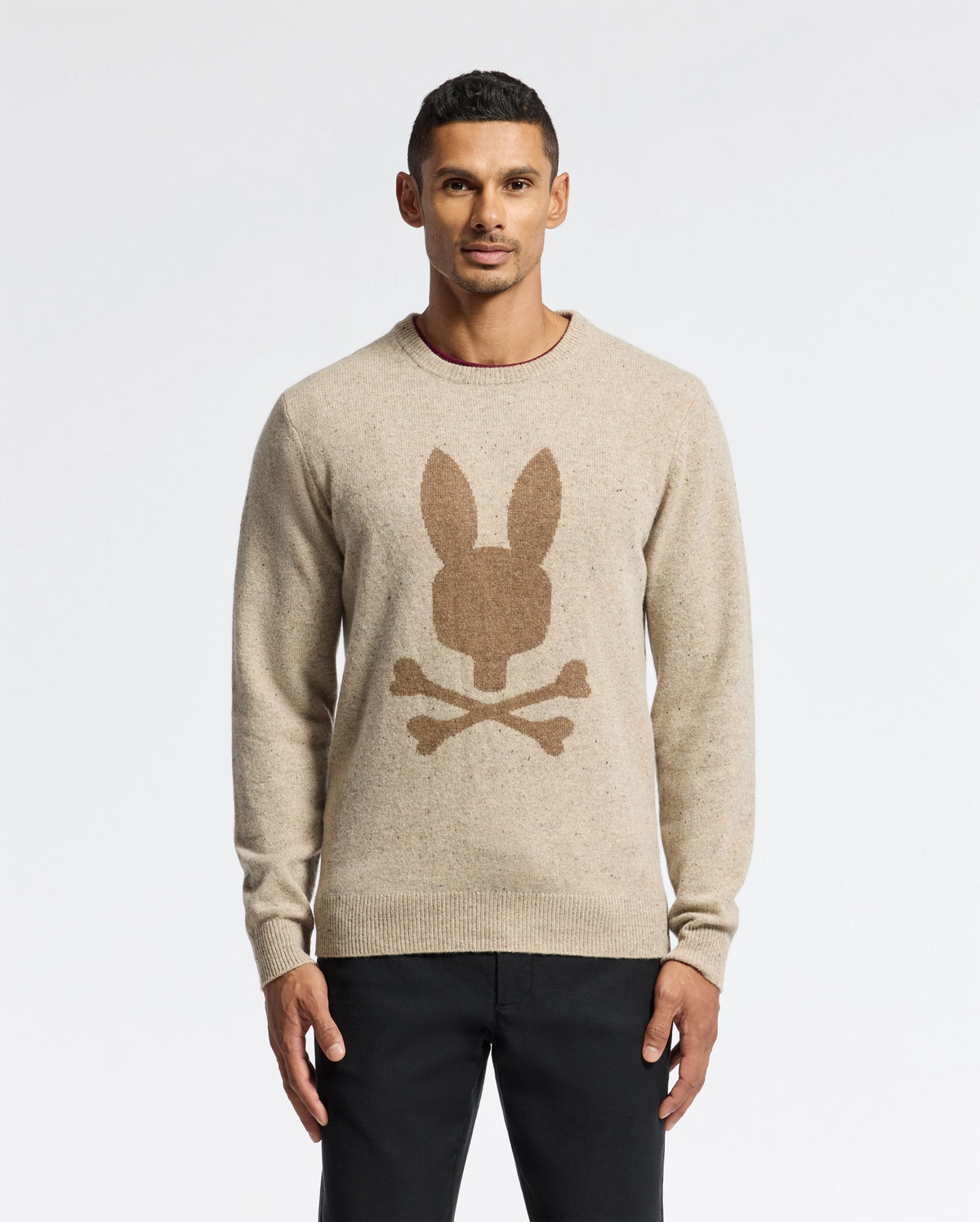 Mens lincoln merino wool sweater