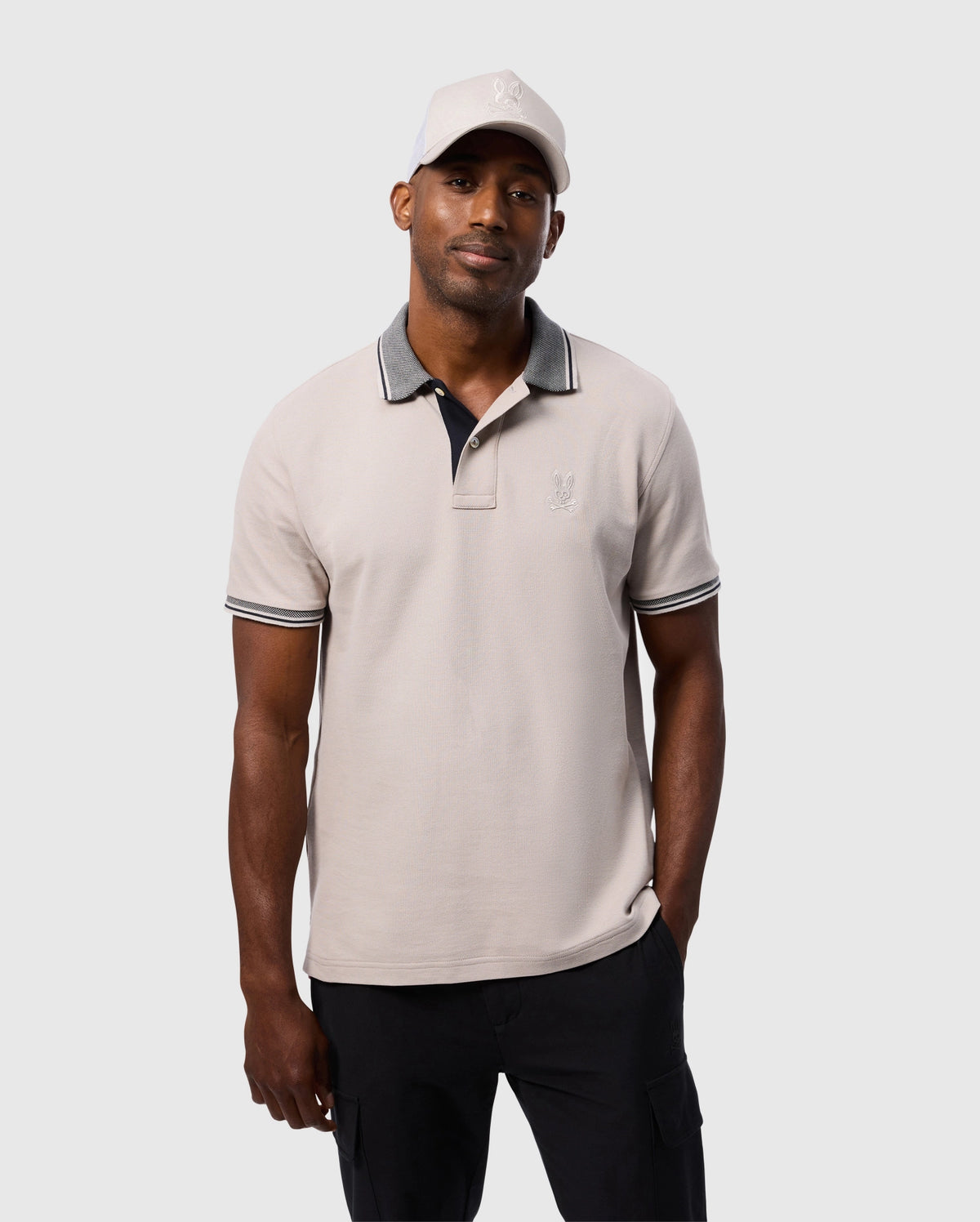 Mens malton pique polo shirt