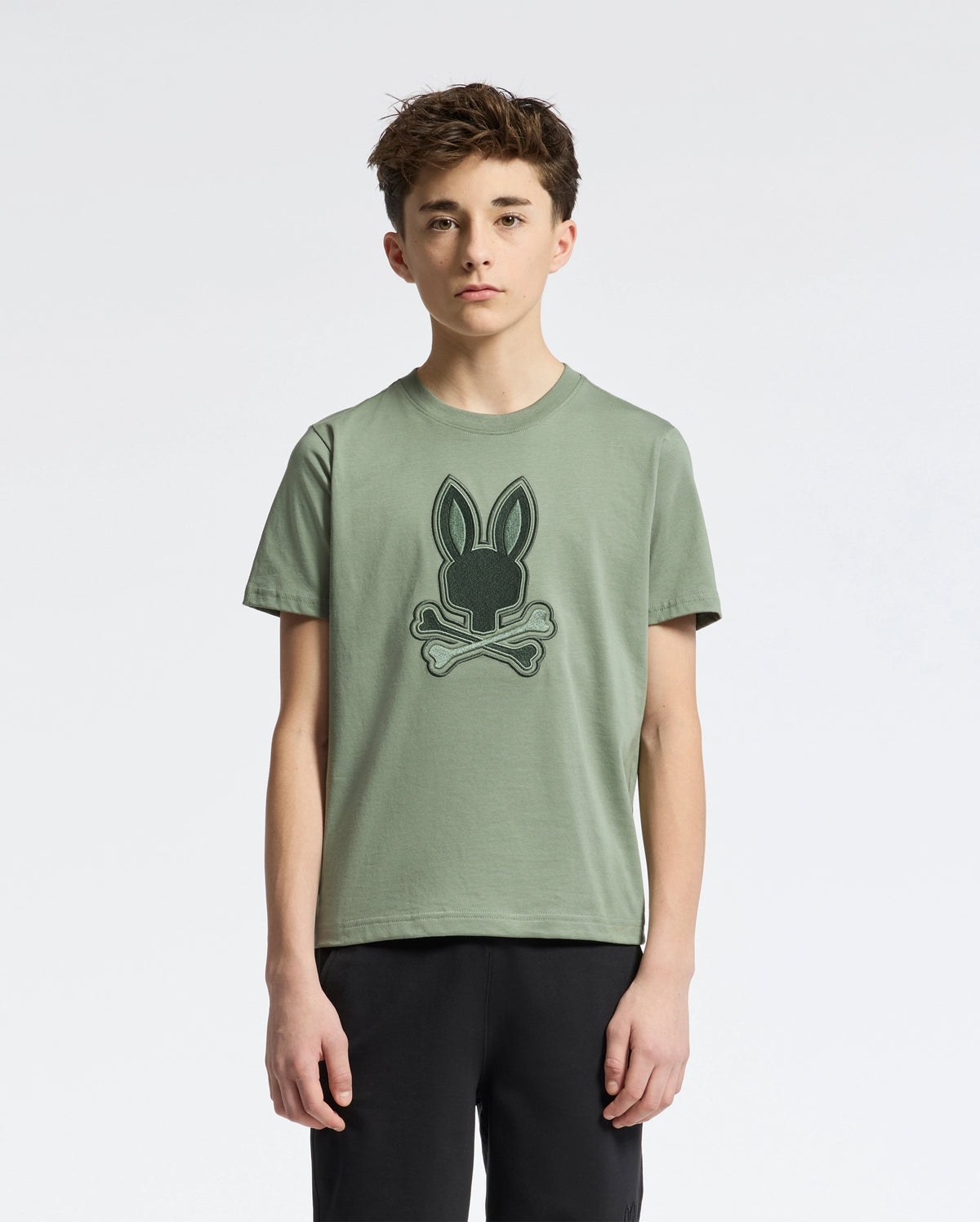 Kids new castle embroidered graphic tee
