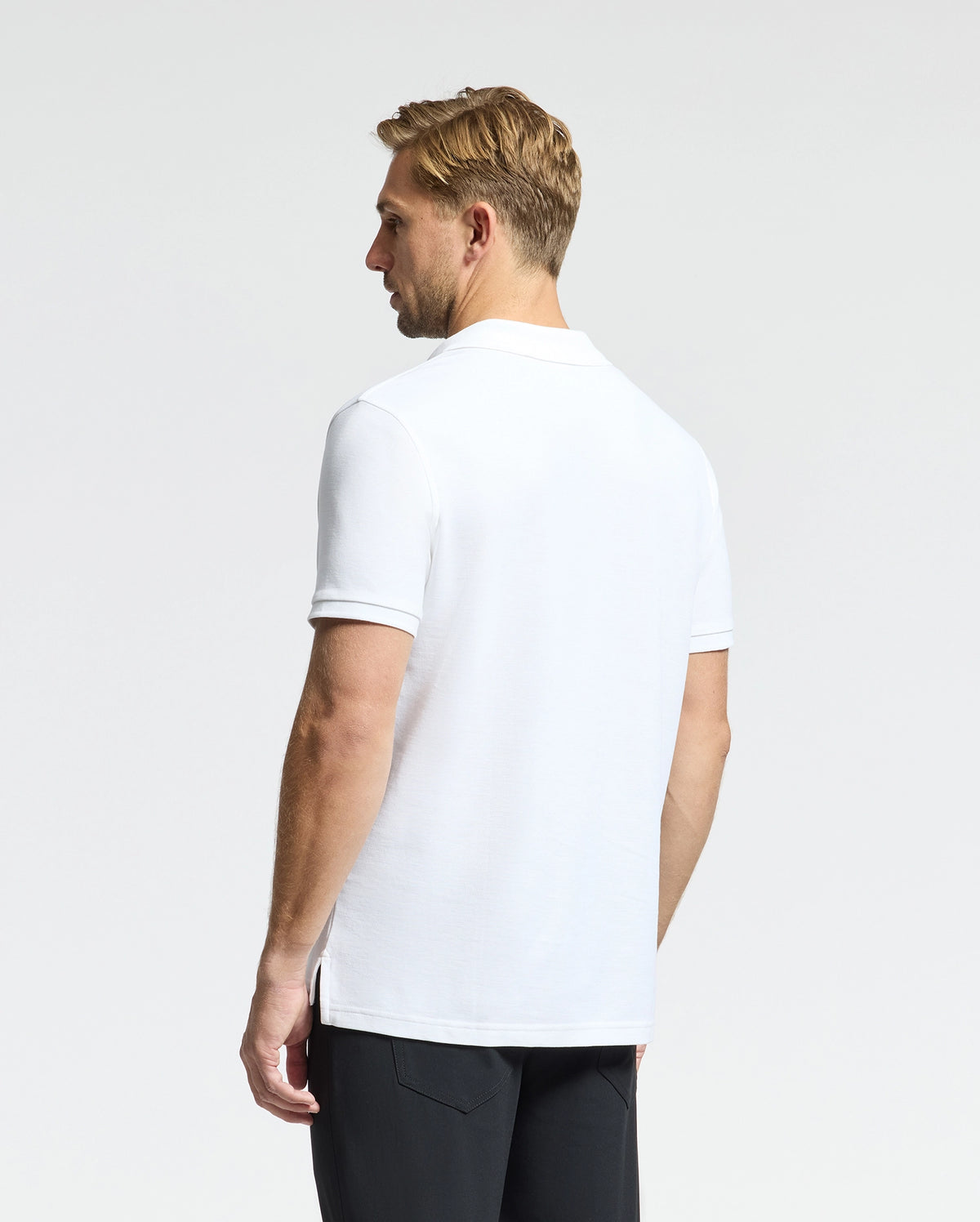 Mens classic pique polo shirt
