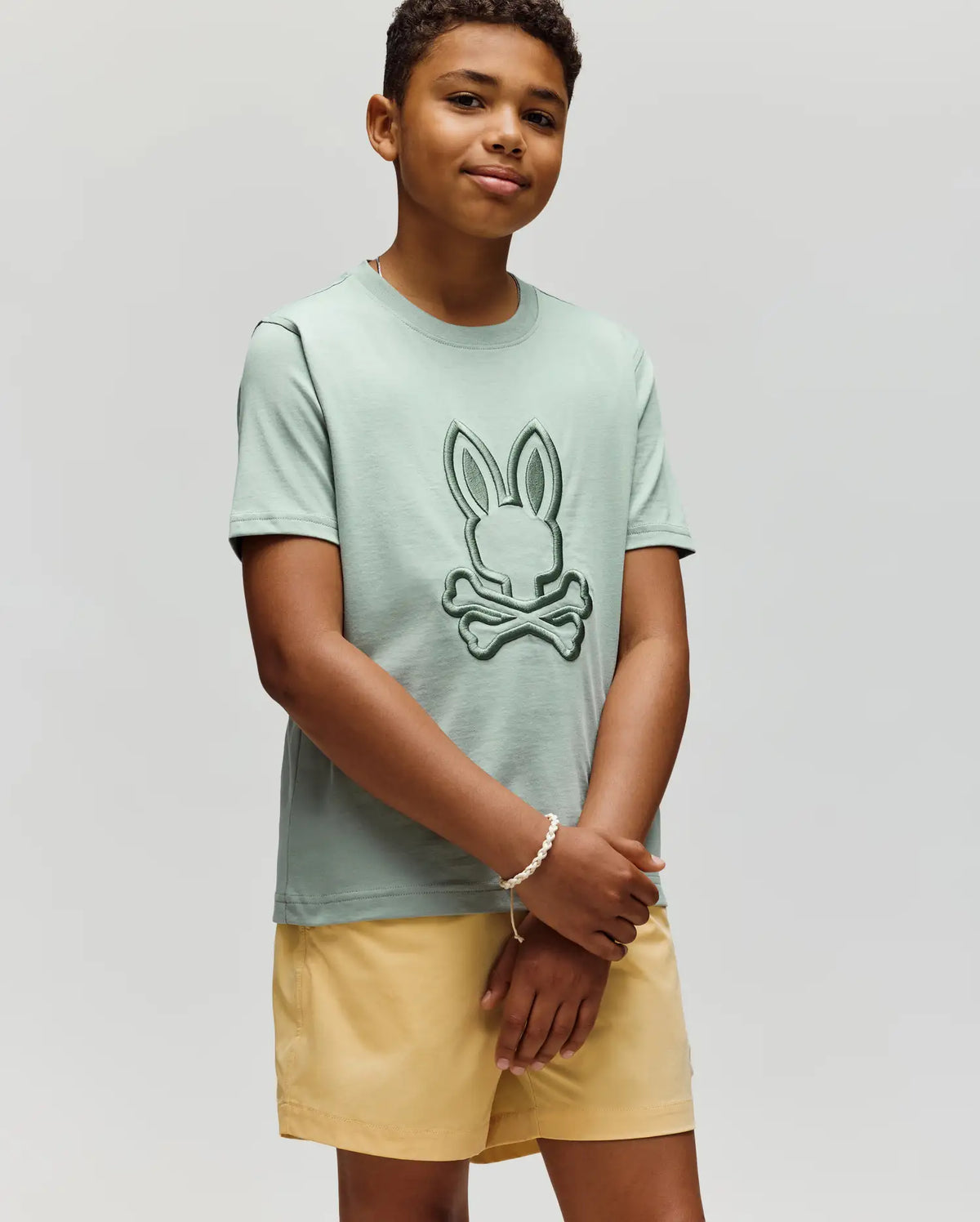 Kids nicholas embroidered tee