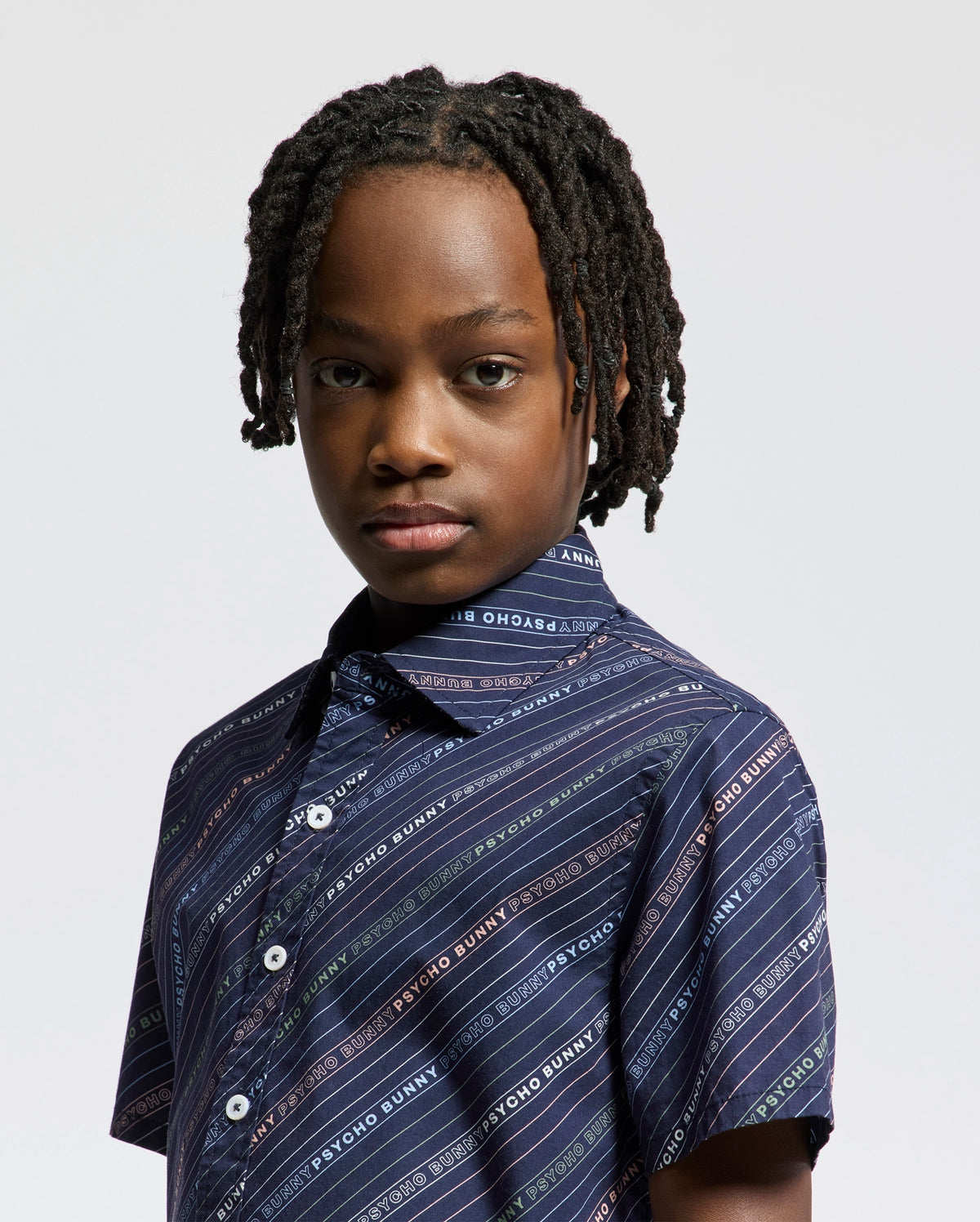 Kids renmark stretch poplin woven shirt